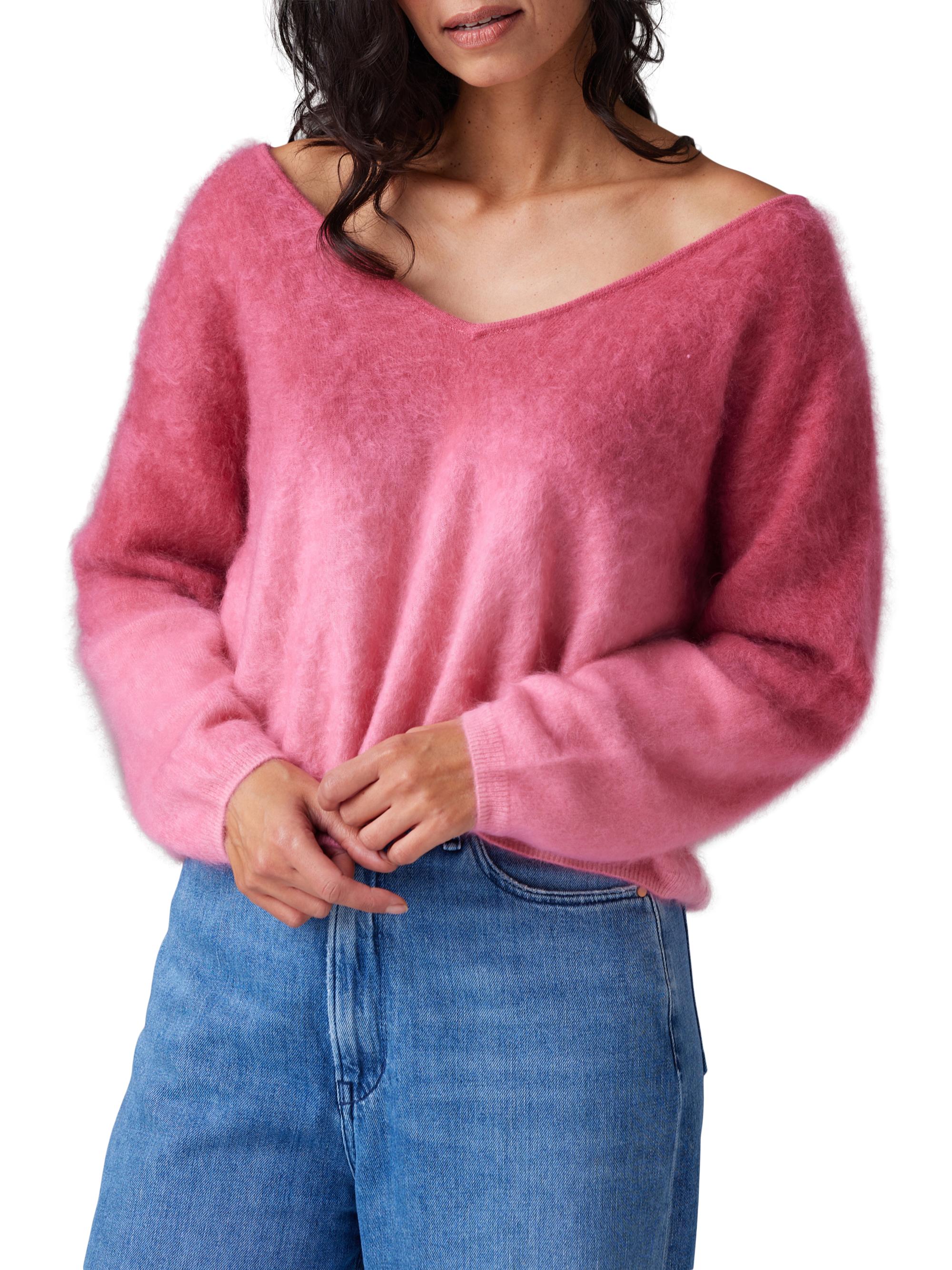 COLORUSH Dip-Dye Brushed Cashmere Sweater | Saks Fifth Avenue