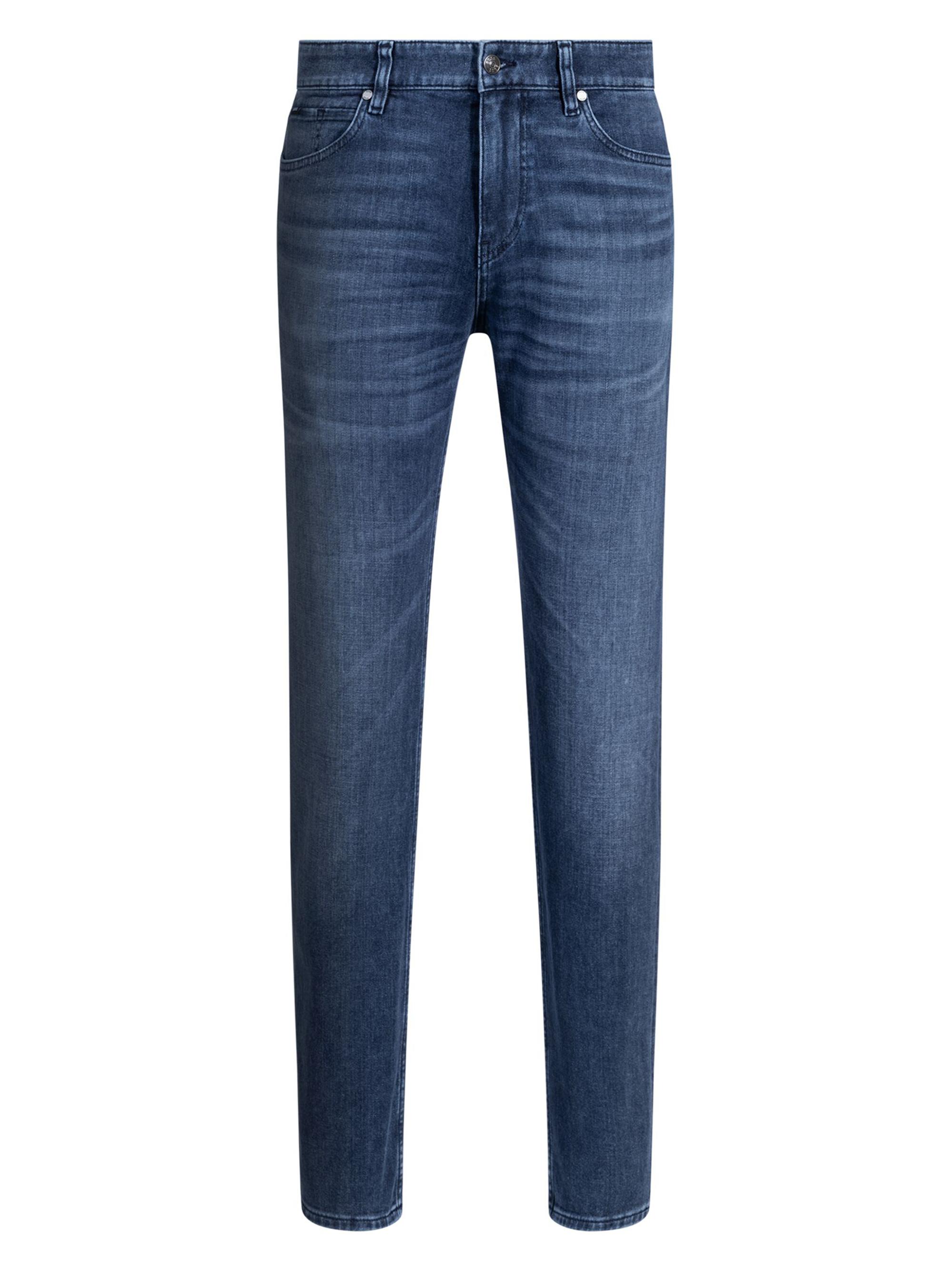 BOSS Men's Maine Regular-Fit Jeans in Italian Denim - Blue