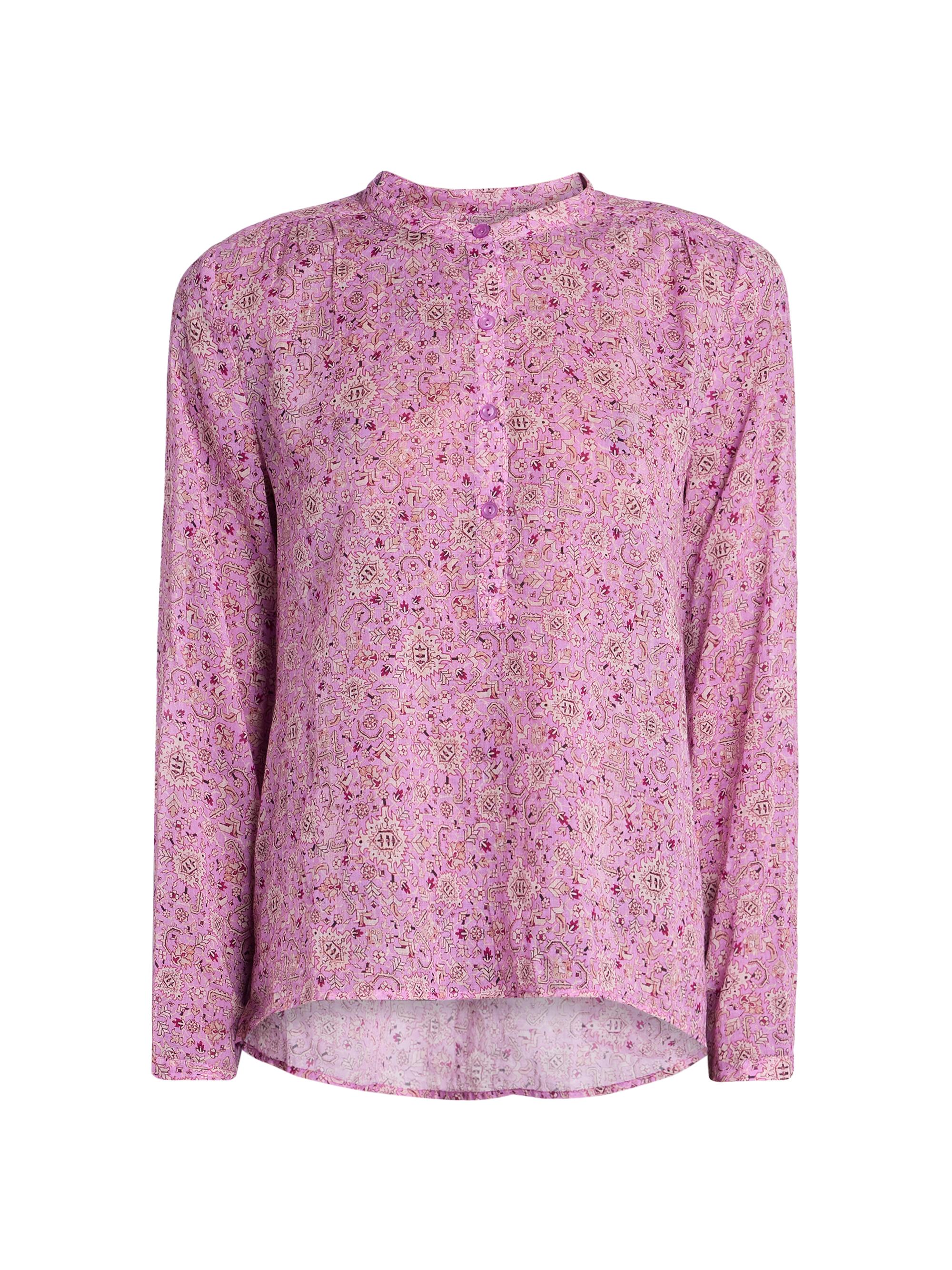 Isabel Marant Étoile Women's Maria Printed Cotton Top - Pink