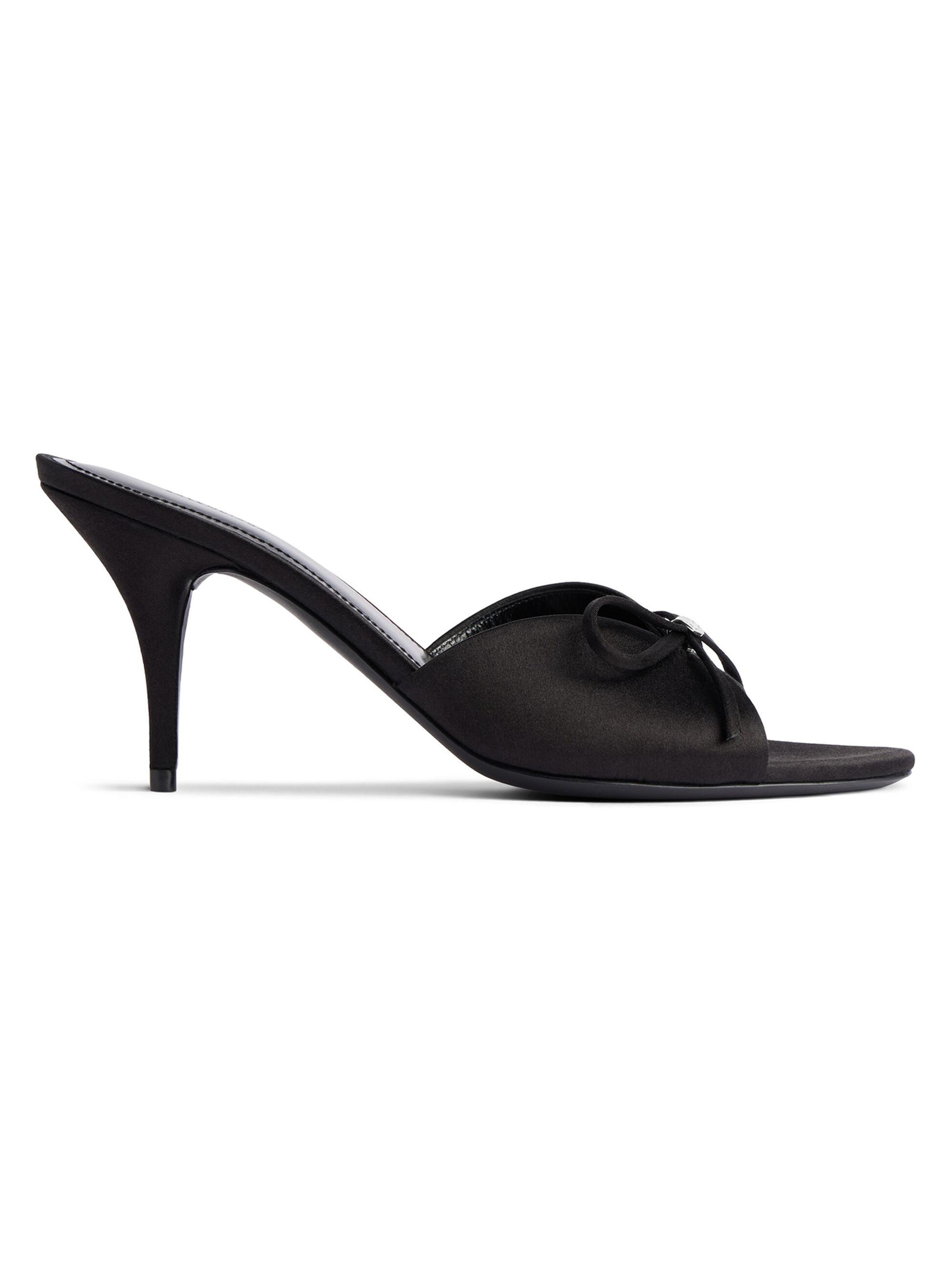 Balenciaga Women's Knife Bow 0MM Sandals - Black