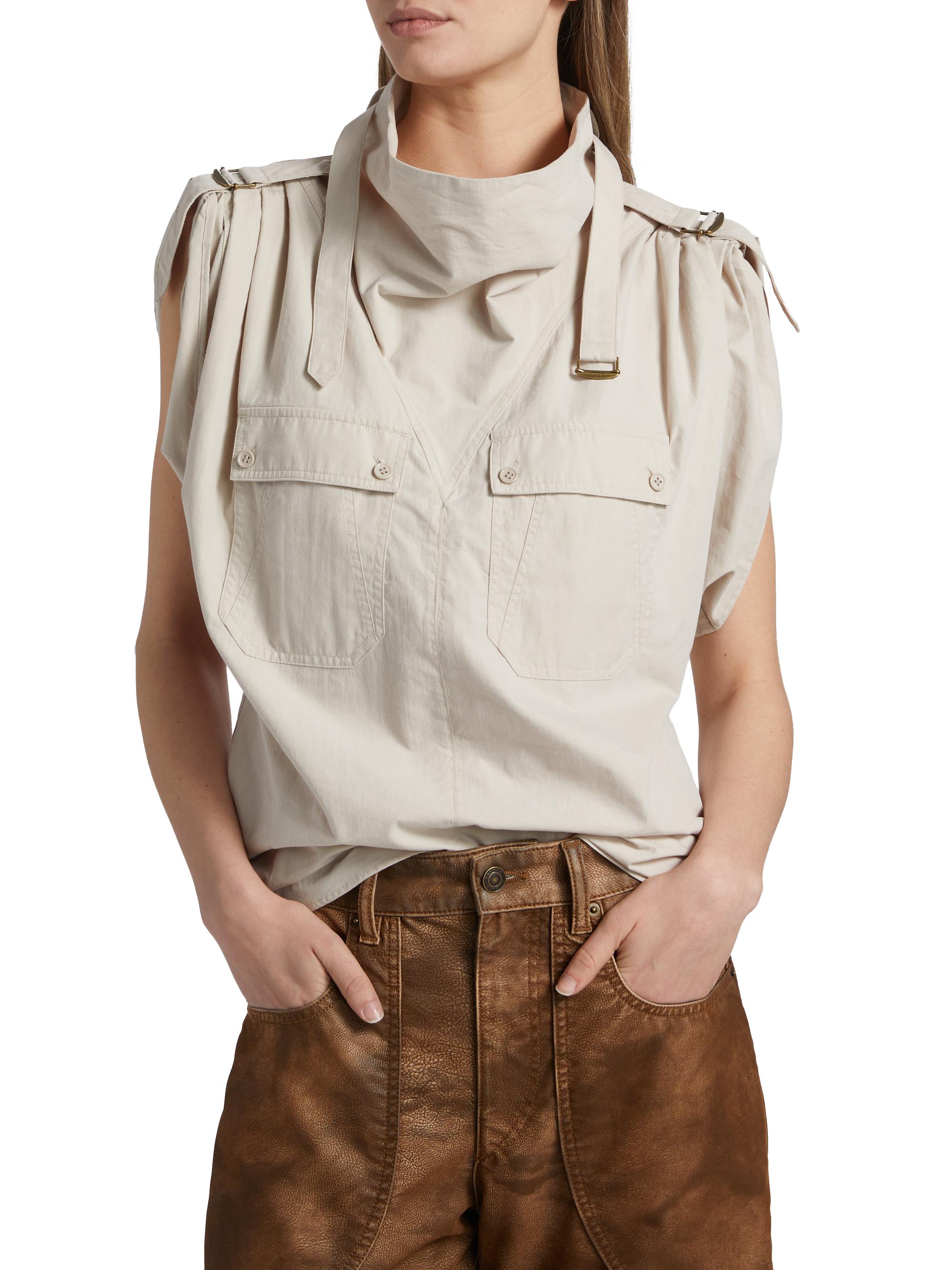 Isabel Marant Étoile Nemia Funnel Neck Top | Saks Fifth Avenue