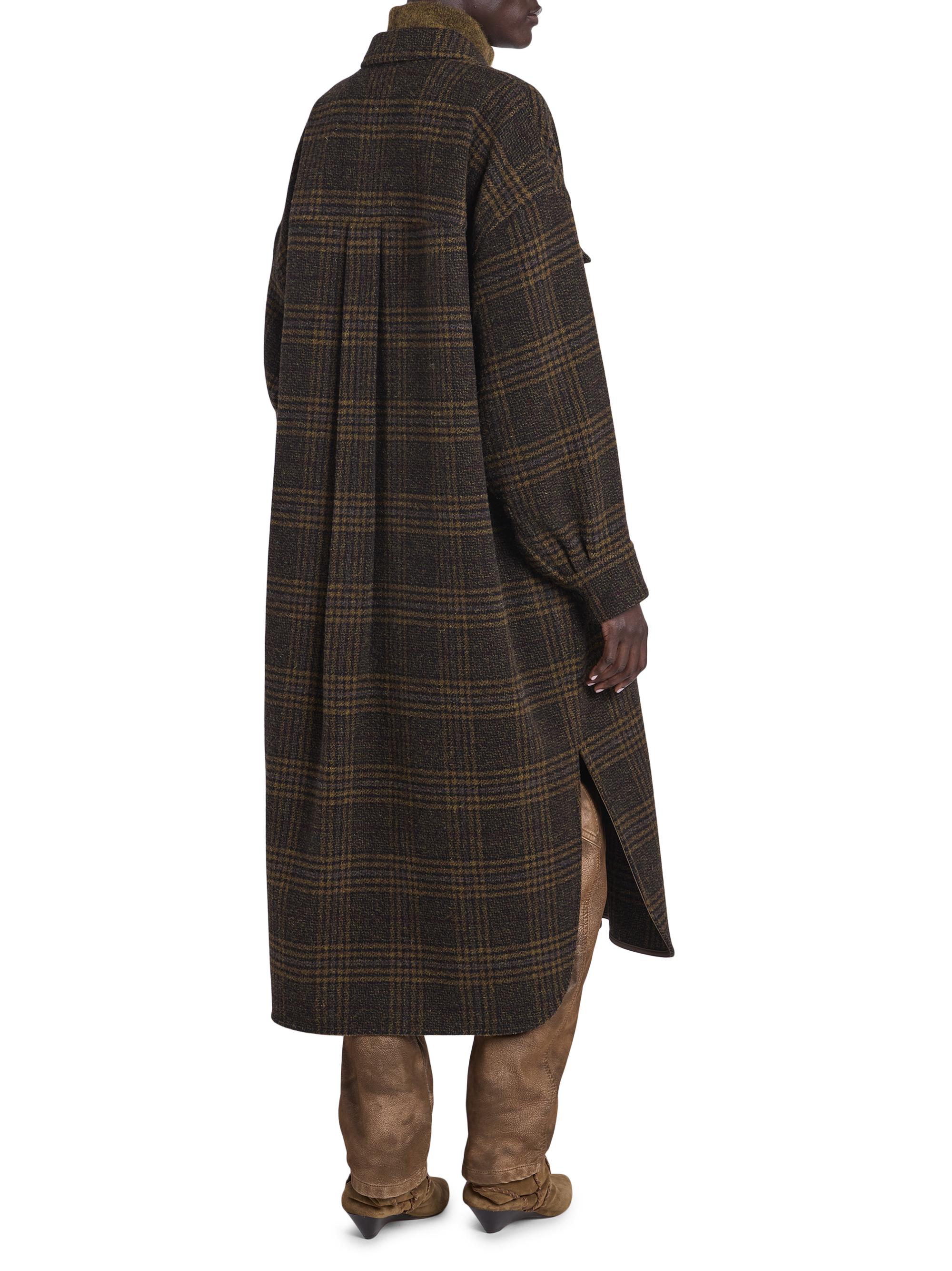 最終値下げ美品⭐︎ISABEL MARANT ETOILE コート Isabel Marant Étoile Gislene Plaid Virgin Wool Coat | Saks Fifth