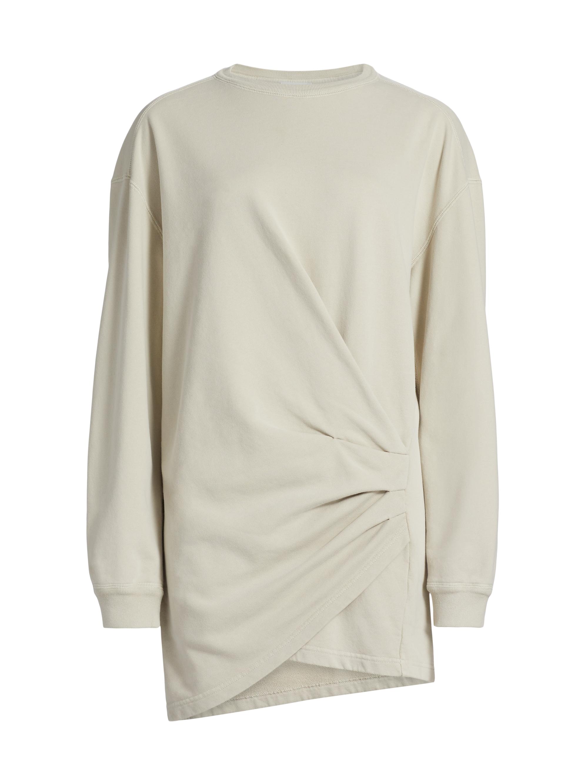 Isabel Marant Étoile Women's Pipper Ruched Cotton Minidress - Ecru