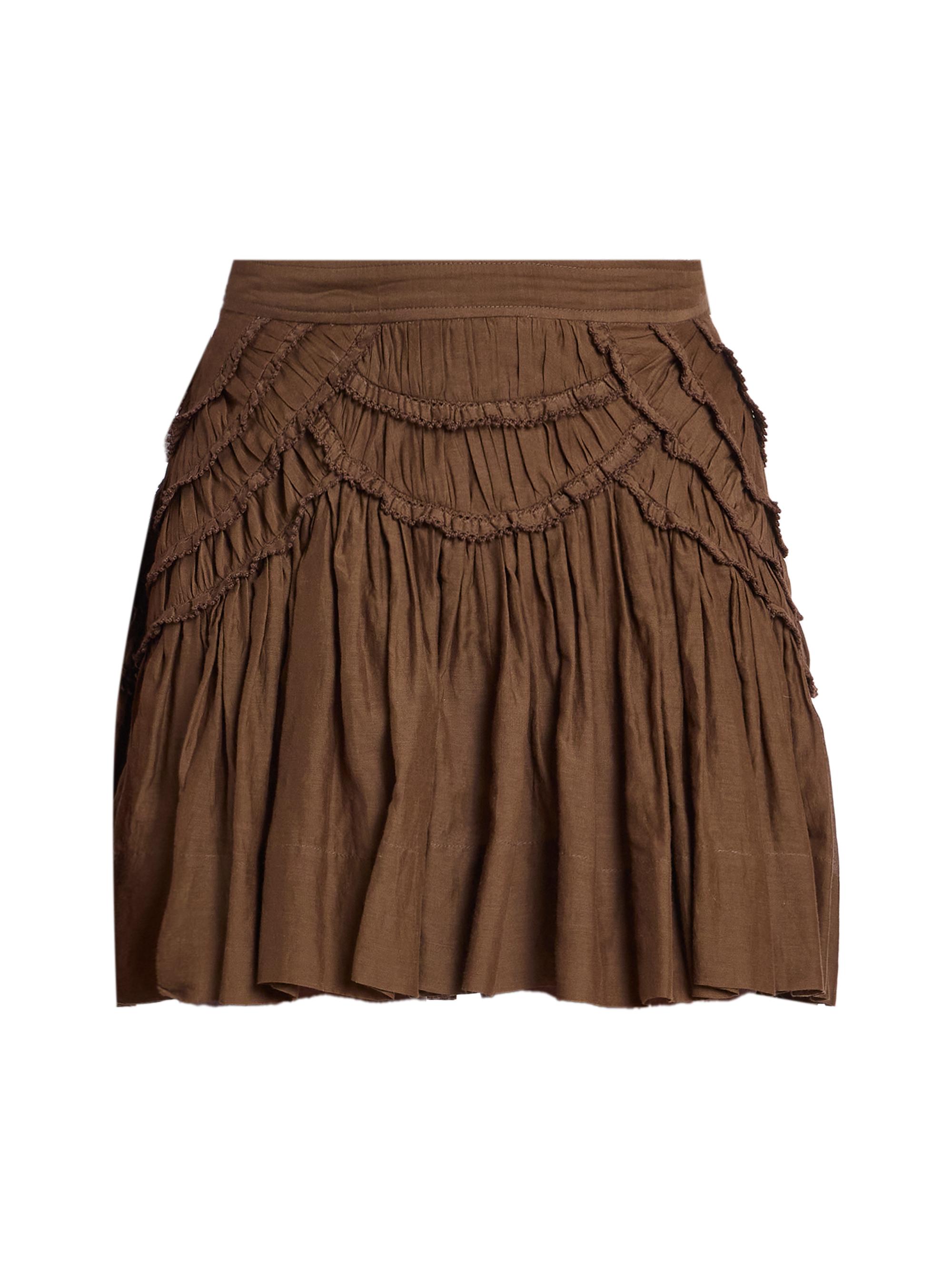 Isabel Marant Étoile Ceola Pleated Floral Cotton Miniskirt | Saks