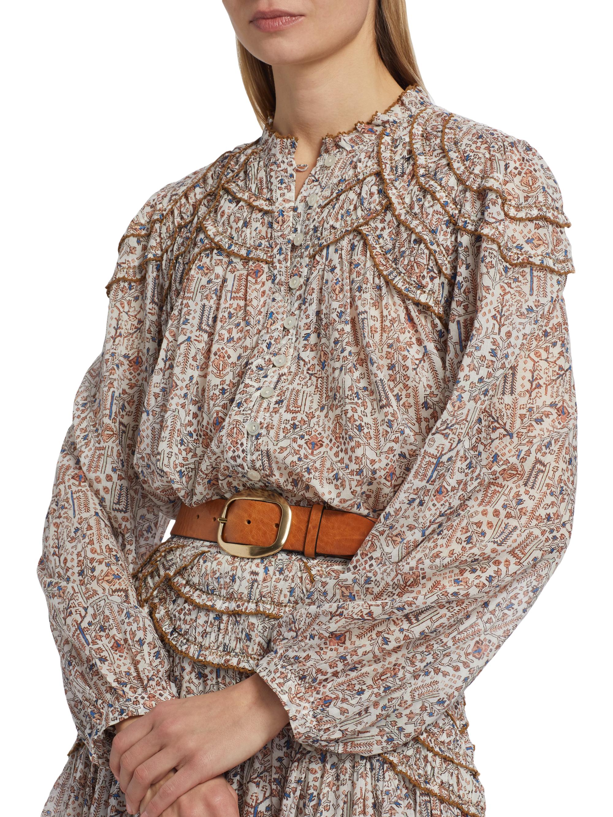 ISABELMALANT ETOILE トップス　ブラウス chemise-susan-_-black-midnight