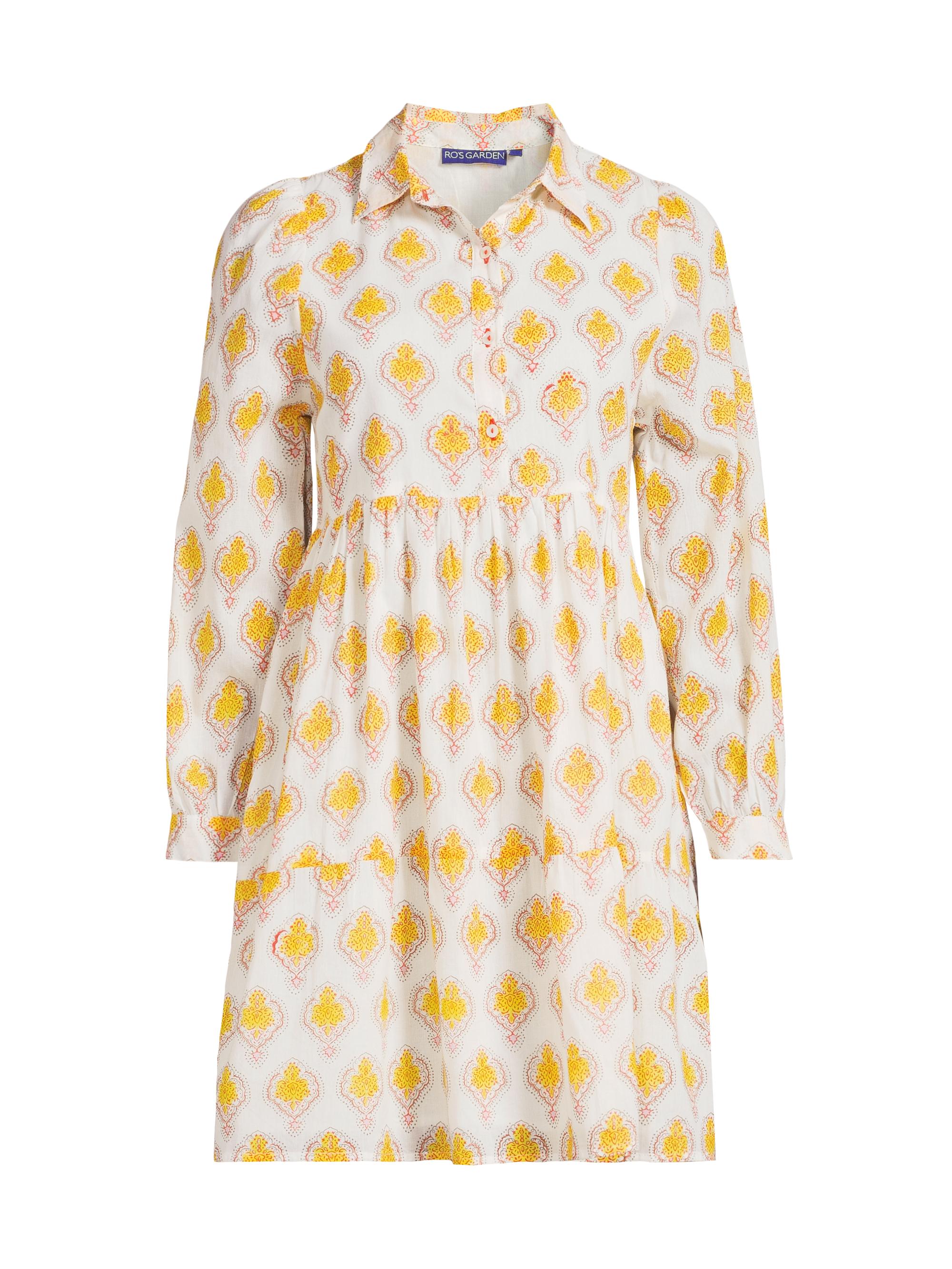 Ro's Garden Women's Romy Printed Cotton Minidress - Red Campania