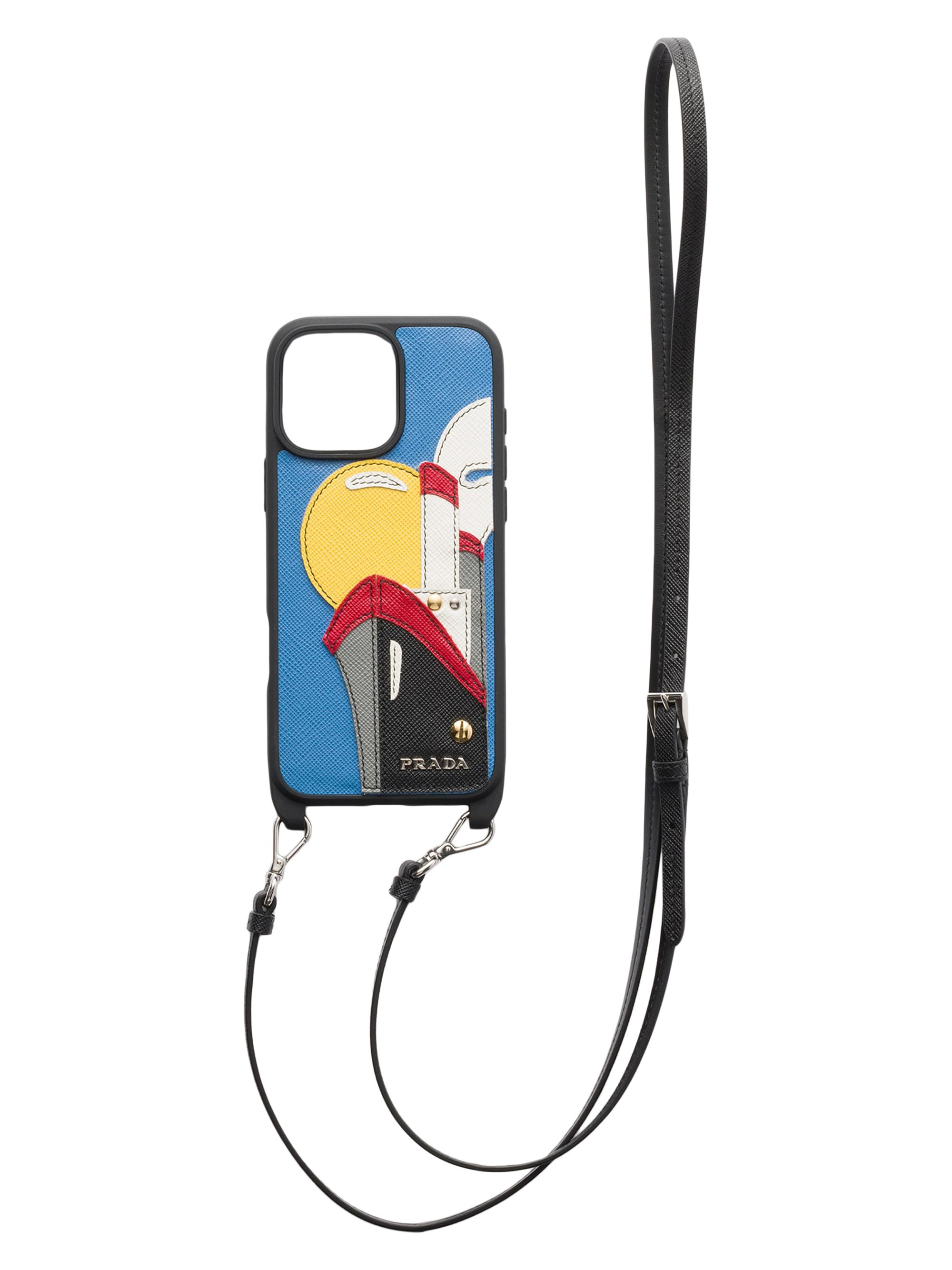 Prada Saffiano Leather Case for iPhone 16 Pro Max | Saks Fifth Avenue