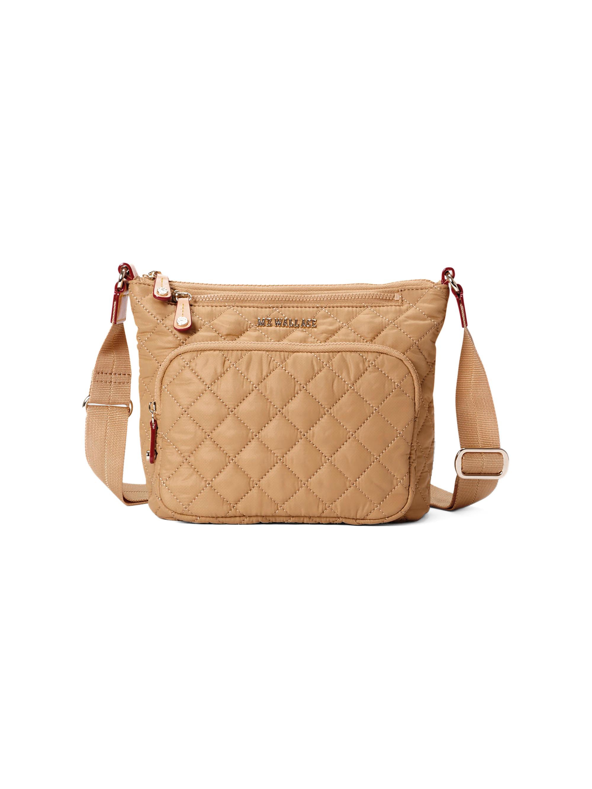 MZ Wallace Women's Metro Scout Crossbody Deluxe - Caramel