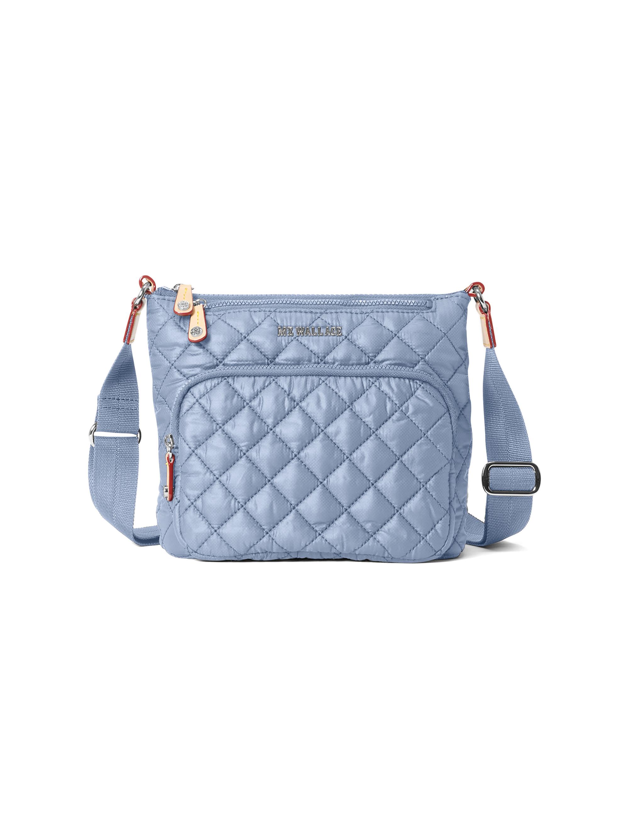 MZ Wallace Women's Metro Scout Crossbody Deluxe - Stone Blue