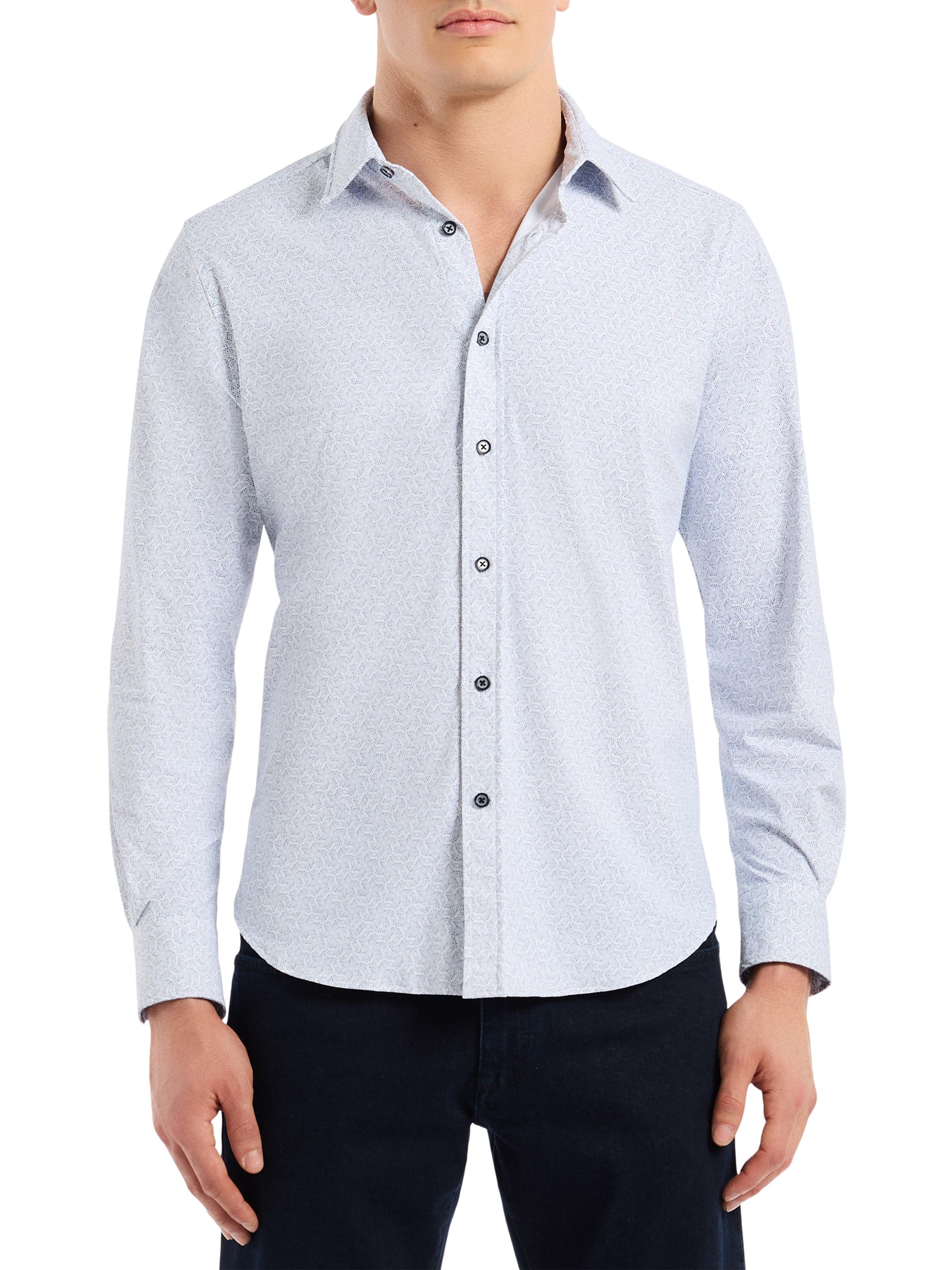 Robert Graham Men's Asterik Button-Front Shirt