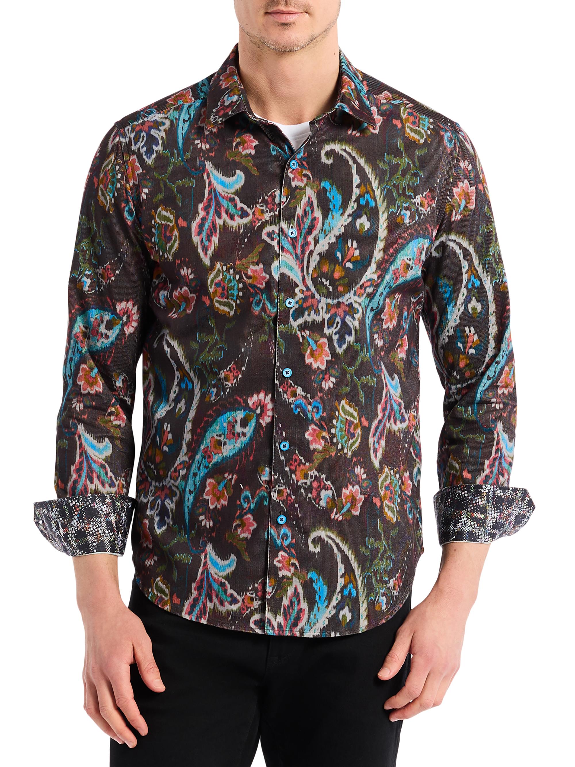 Robert Graham Men's Montage Button-Front Shirt