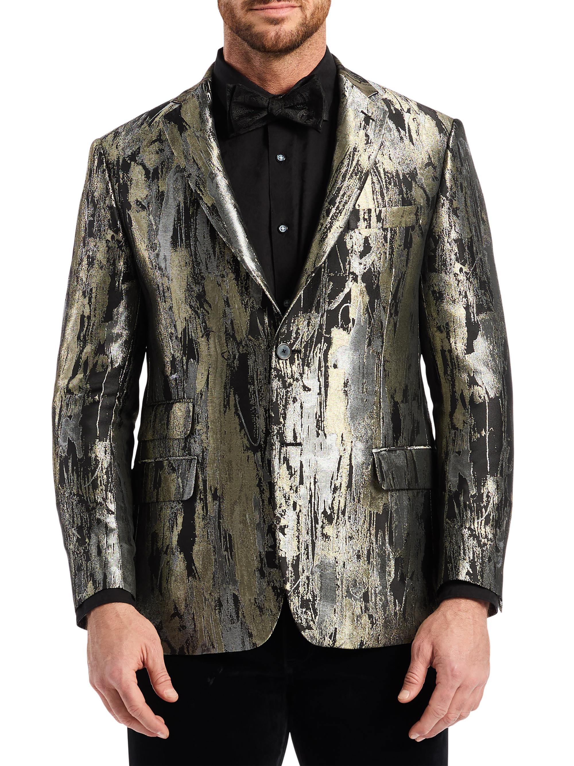 Robert Graham Men's Teagan Metallic Woven Sport Coat