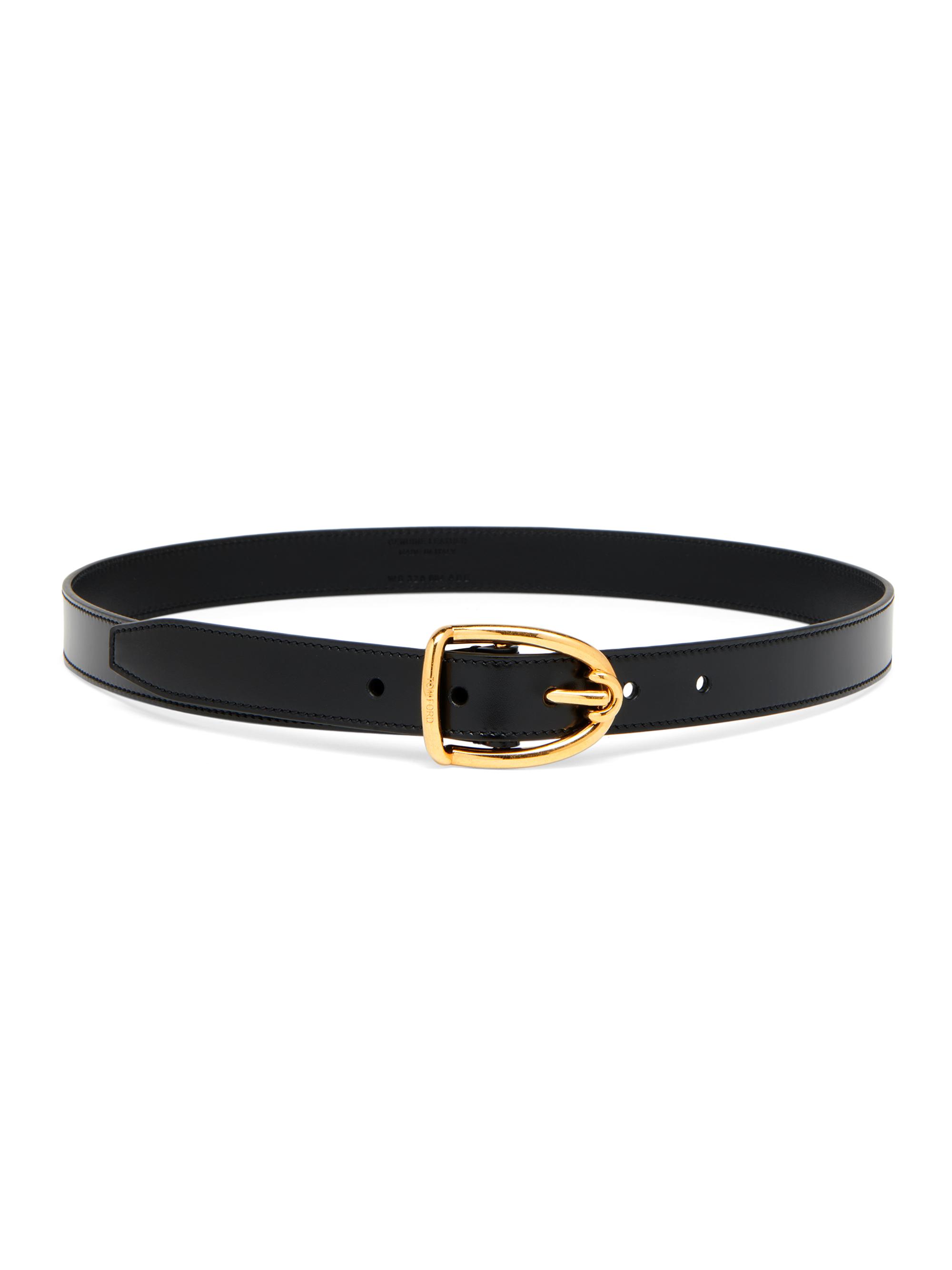 TOM FORD Women's Leather Belt - Black