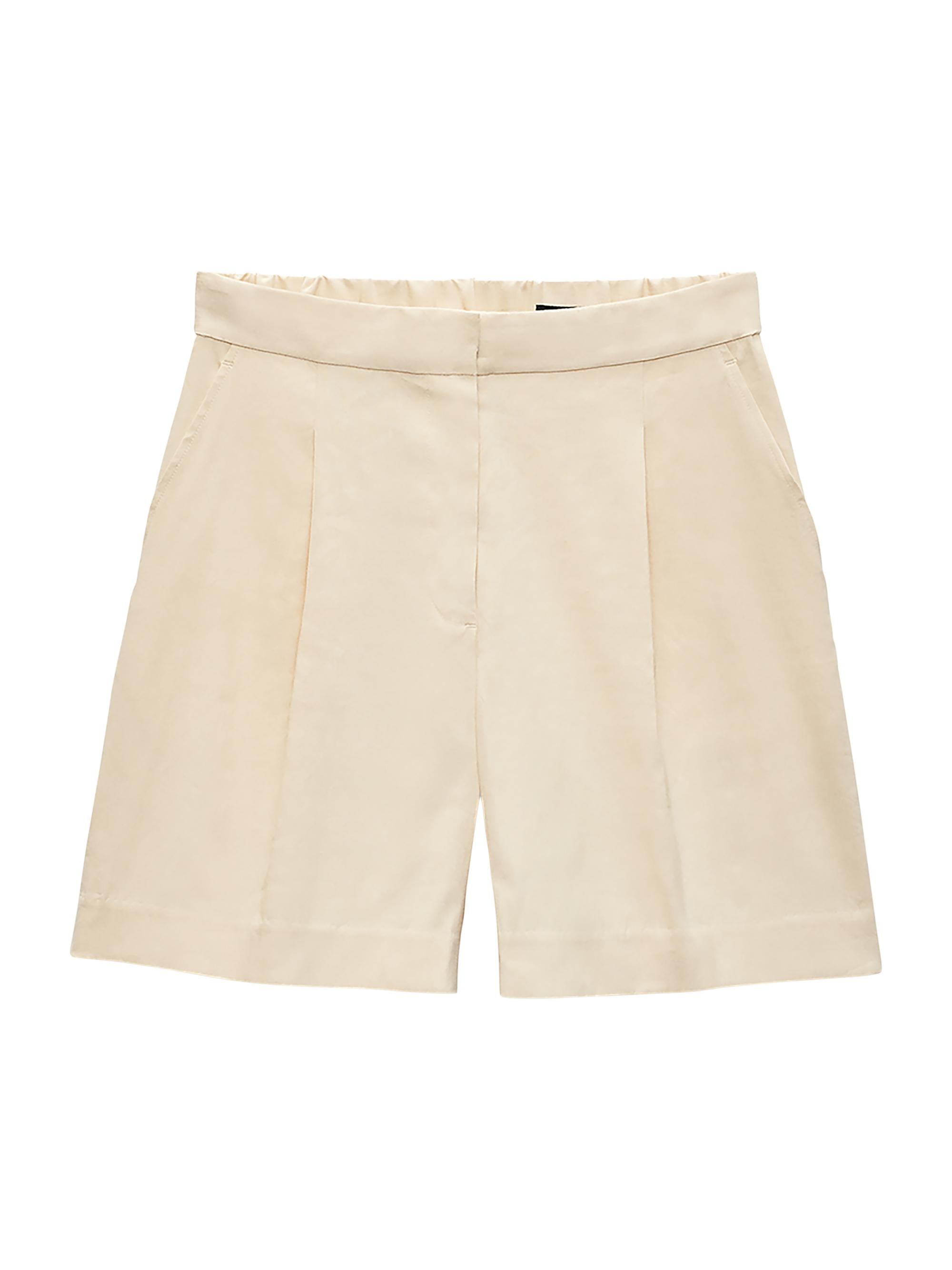 rag & bone Women's Leona Linen-Blend Shorts - Light Tan