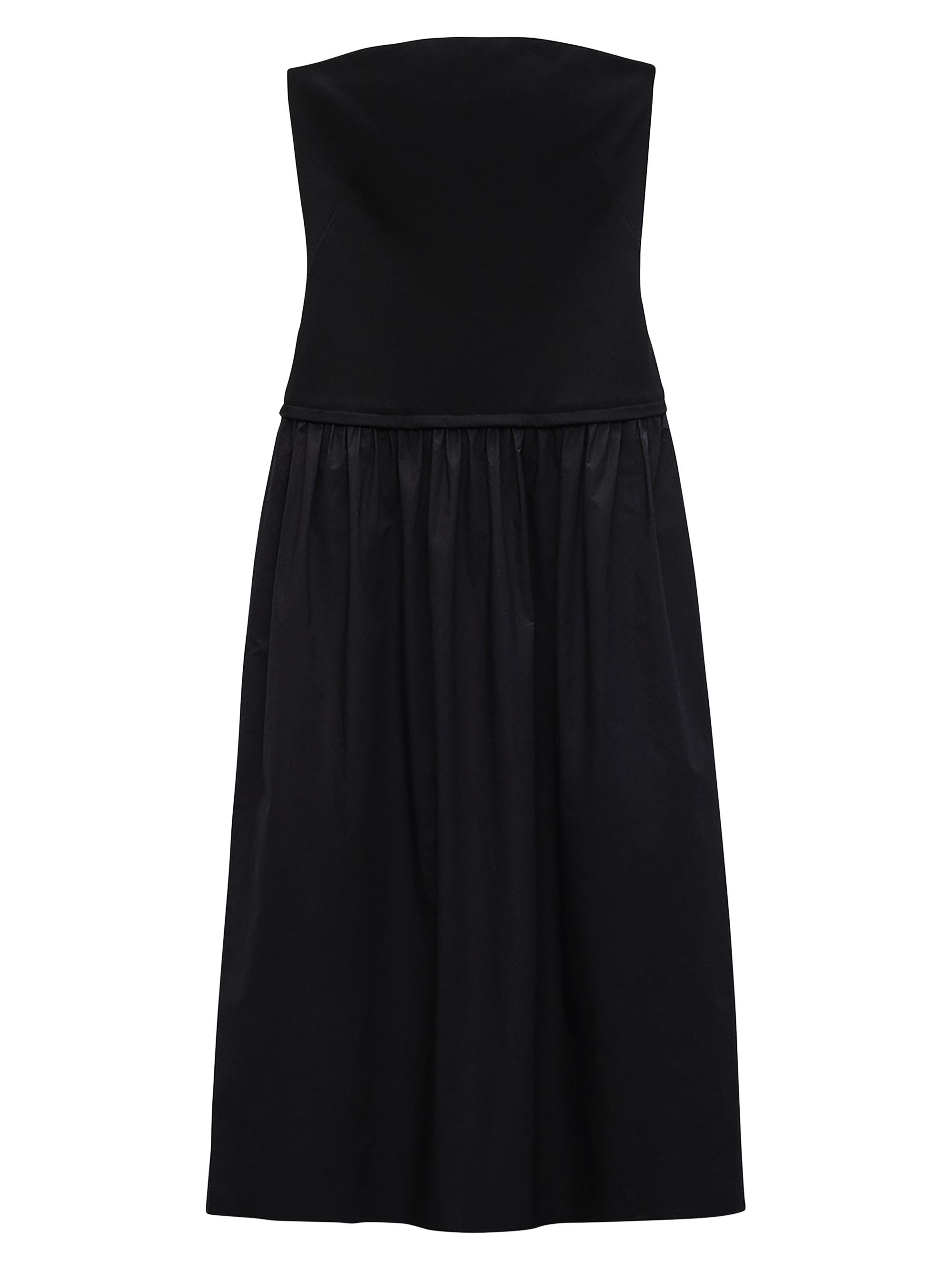 rag & bone Women's Irina Bandeau A-Line Midi-Dress - Black