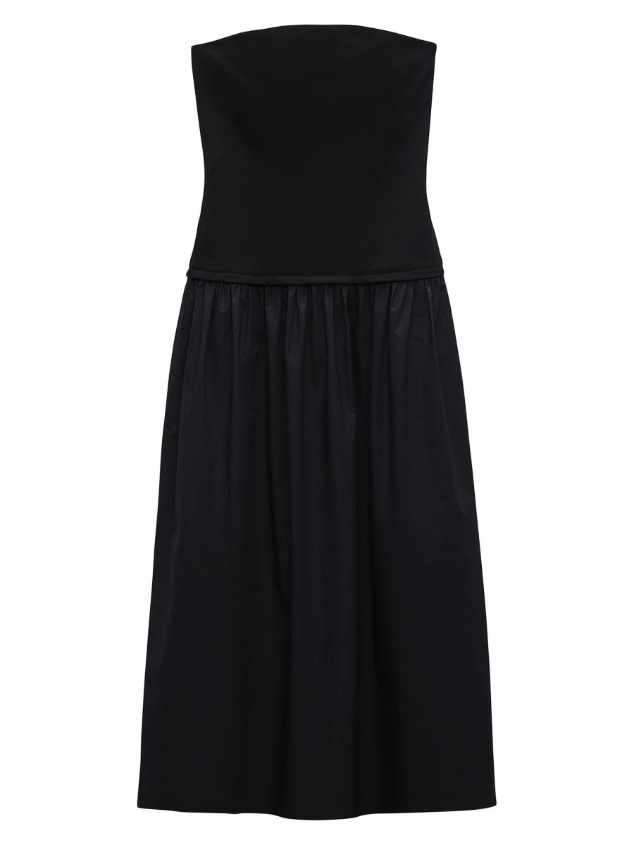 Rag & Bone Women's Irina Bandeau A-line Midi-dress In Black