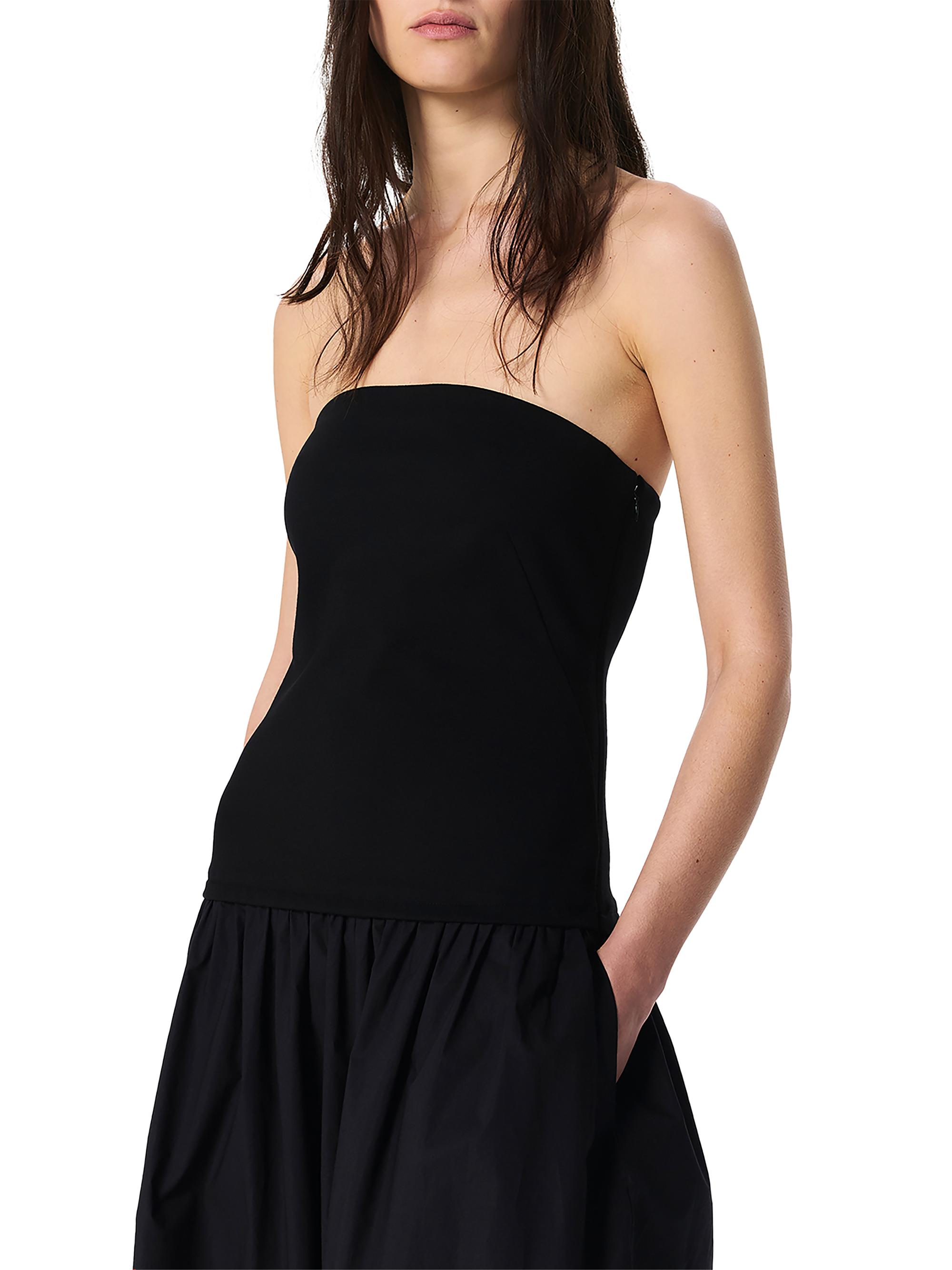 bandeau a line midi dress Donna Karan Women's Tweed Cap Sleeve Midi A-Line Dress in Hudson main image 1
