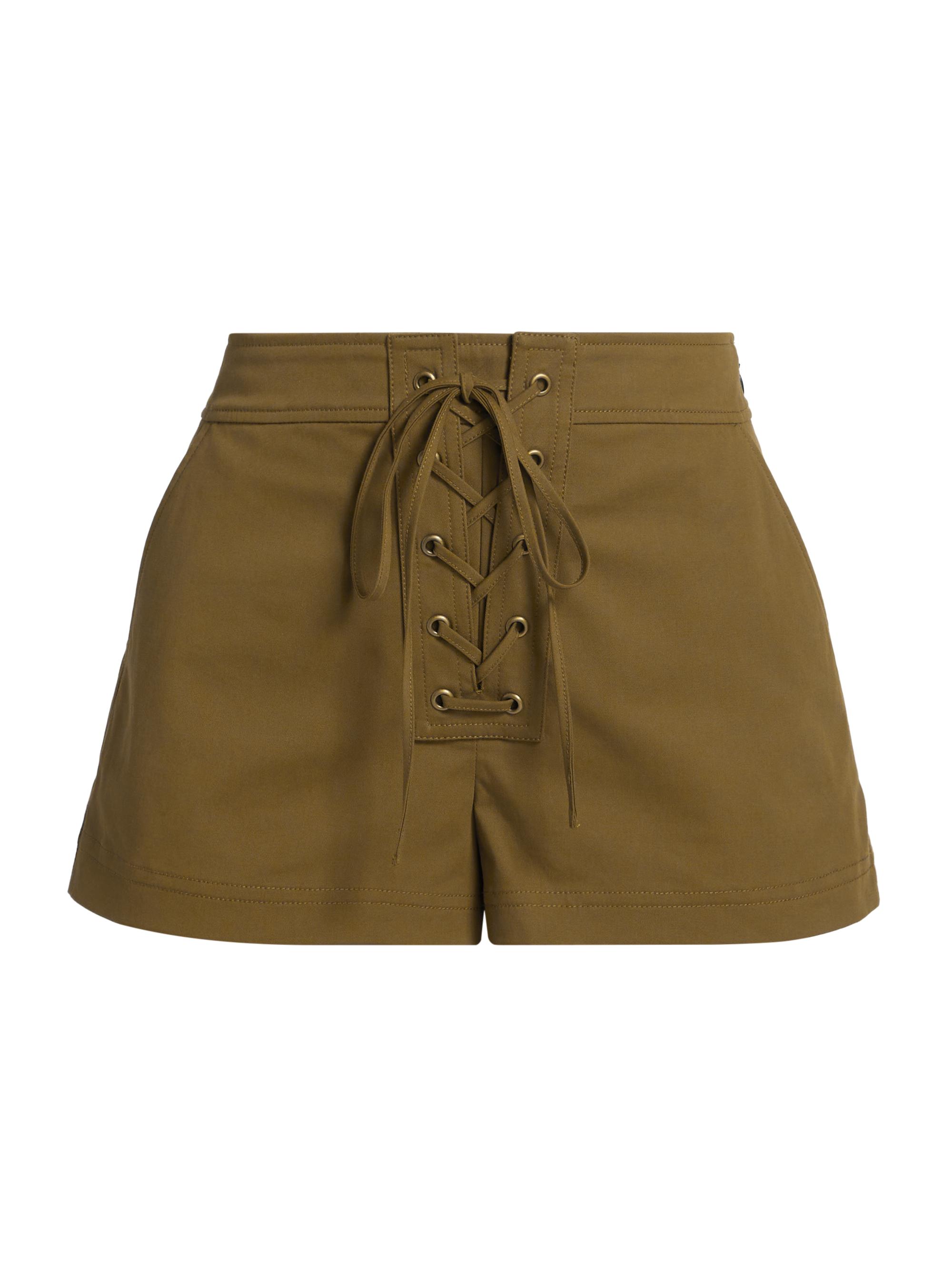 A.L.C. Women's Leon Lace-Up Relaxed Shorts - Hazel