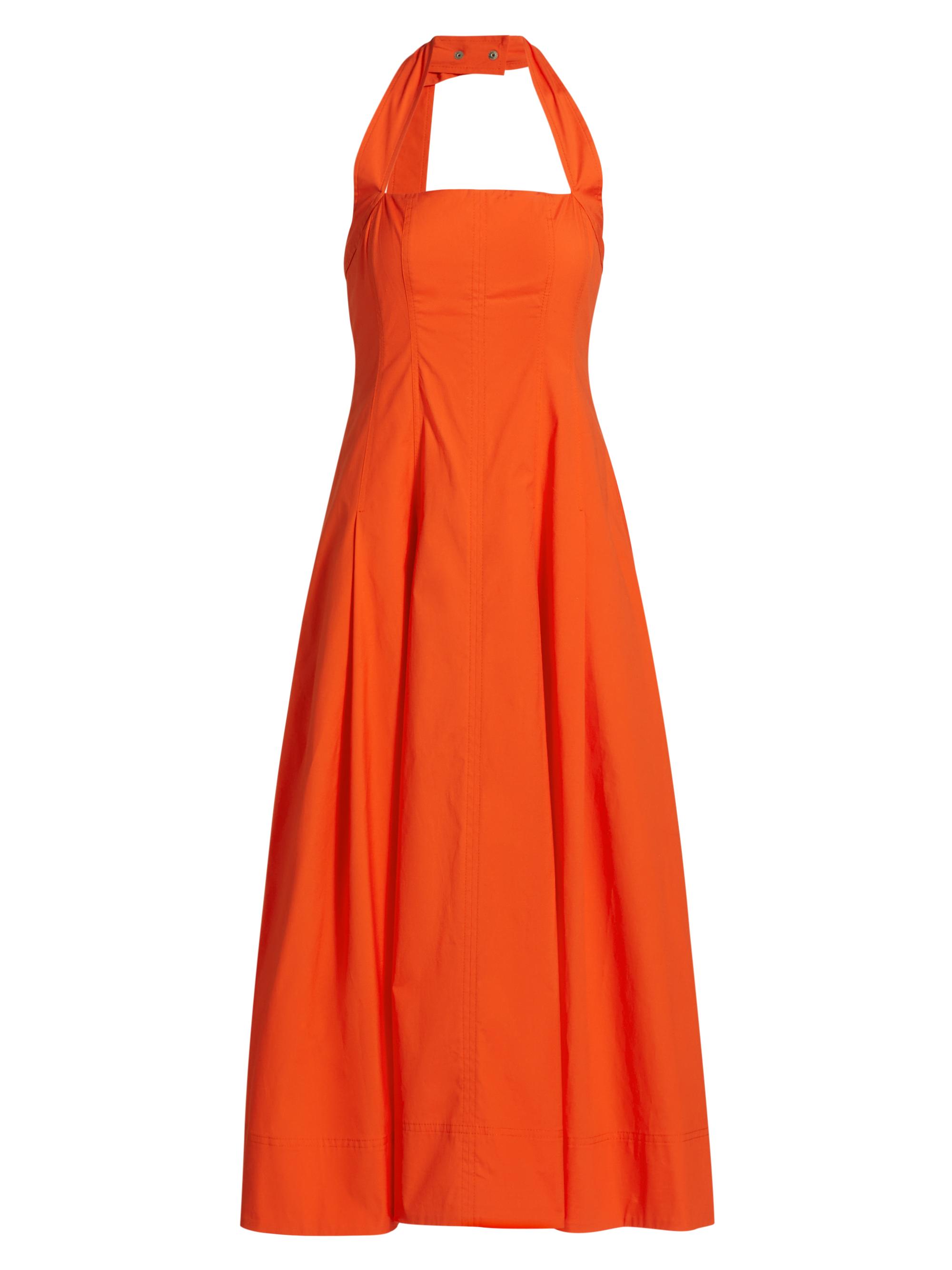 A.L.C. Women's Natalie Halterneck Midi-Dress - Poppy