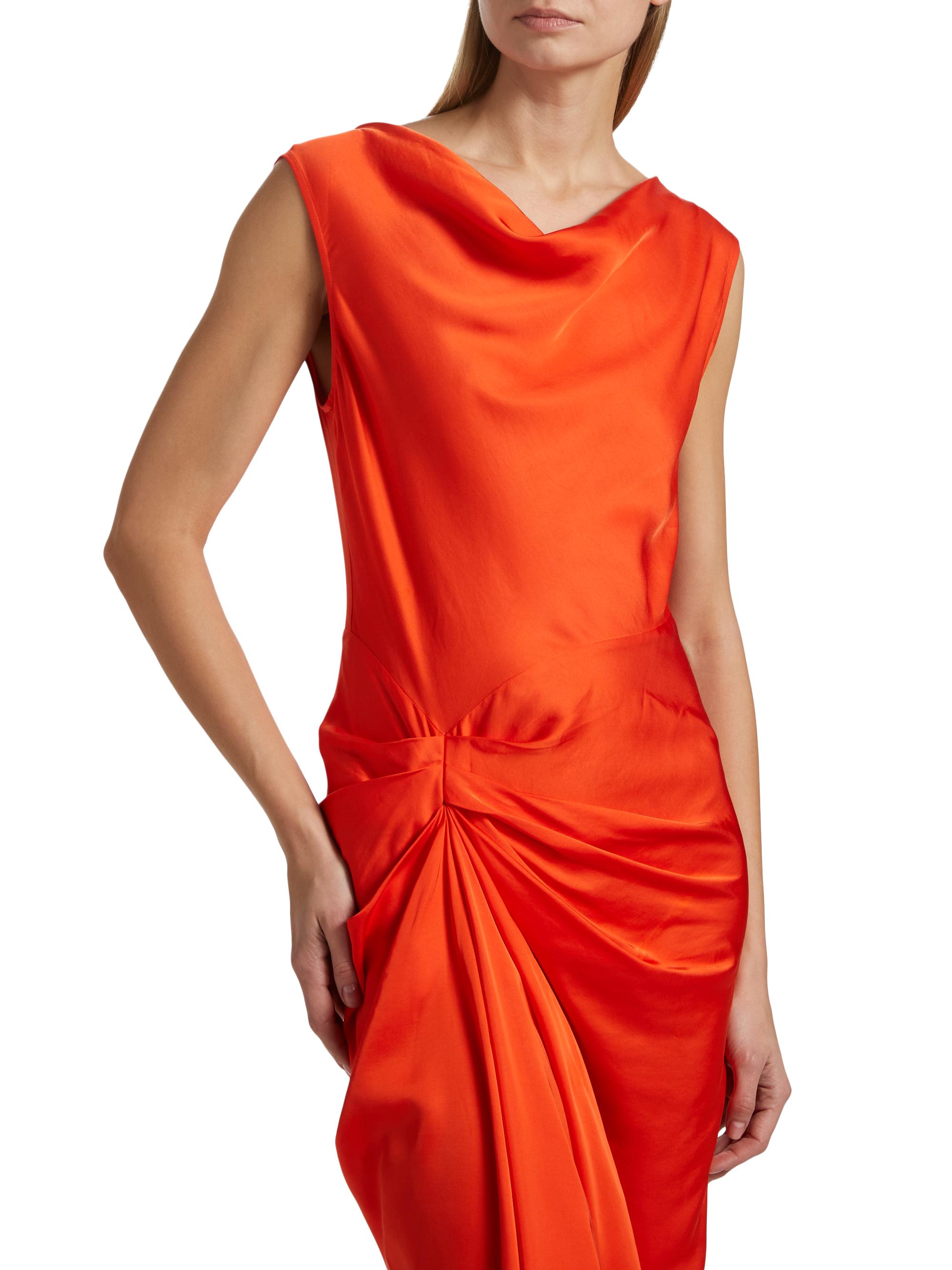 A.L.C. Dara Draped Midi-Dress | Saks Fifth Avenue