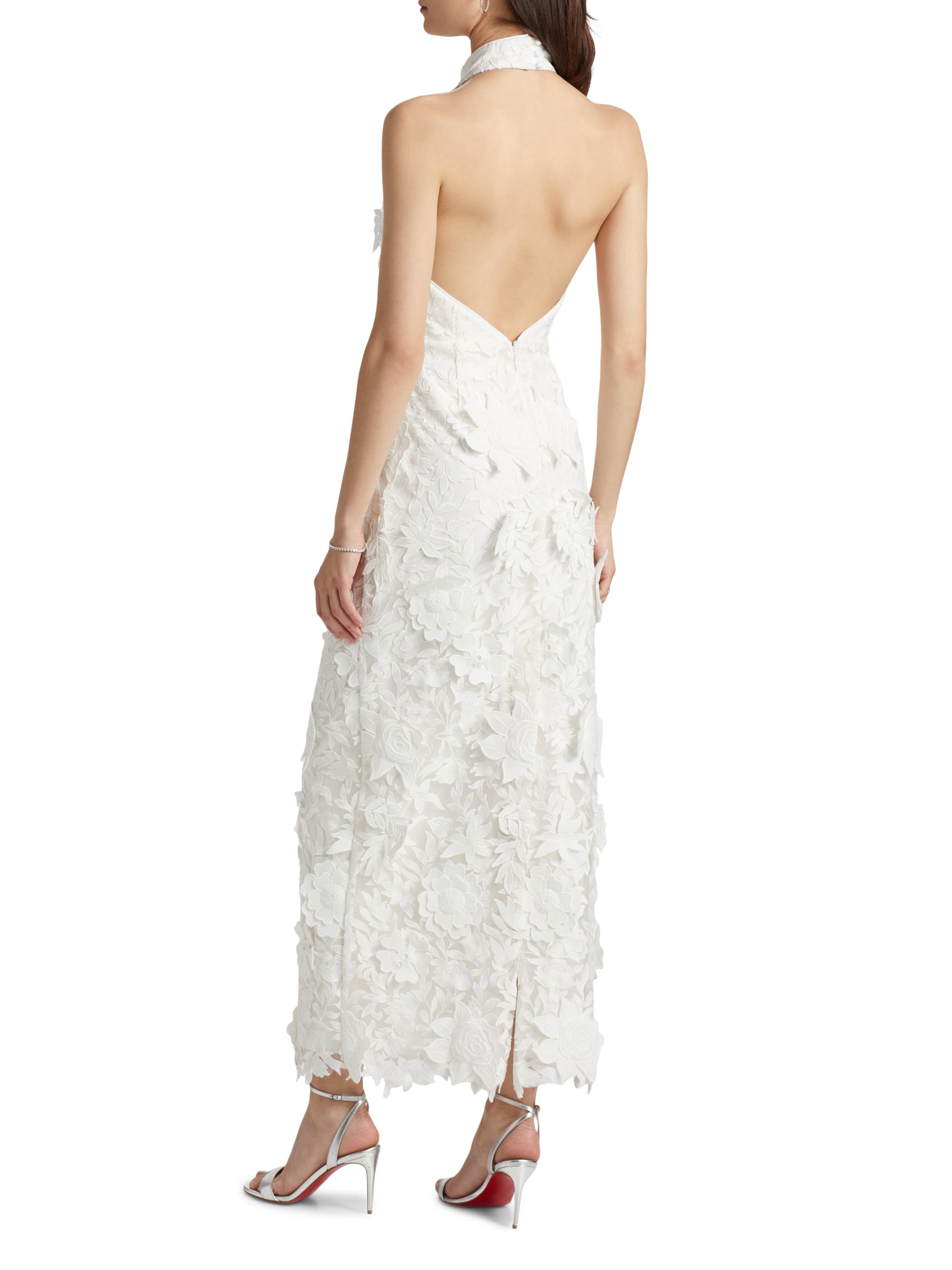 Milly Sofia 3D Floral Lace Dress | Saks Fifth Avenue