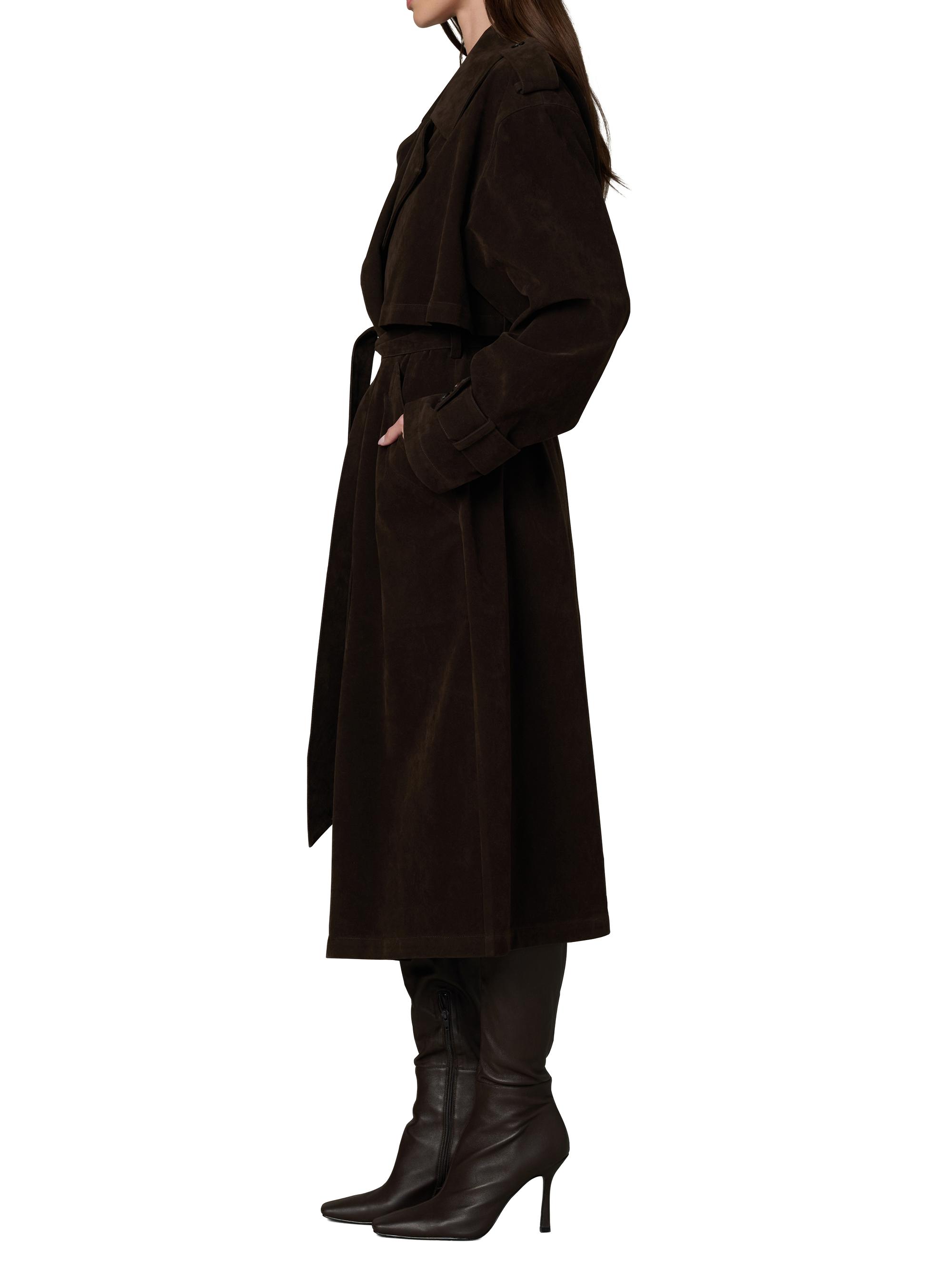 Joe's Jeans The Elizabeth Faux-Suede Trench Coat | Saks Fifth Avenue