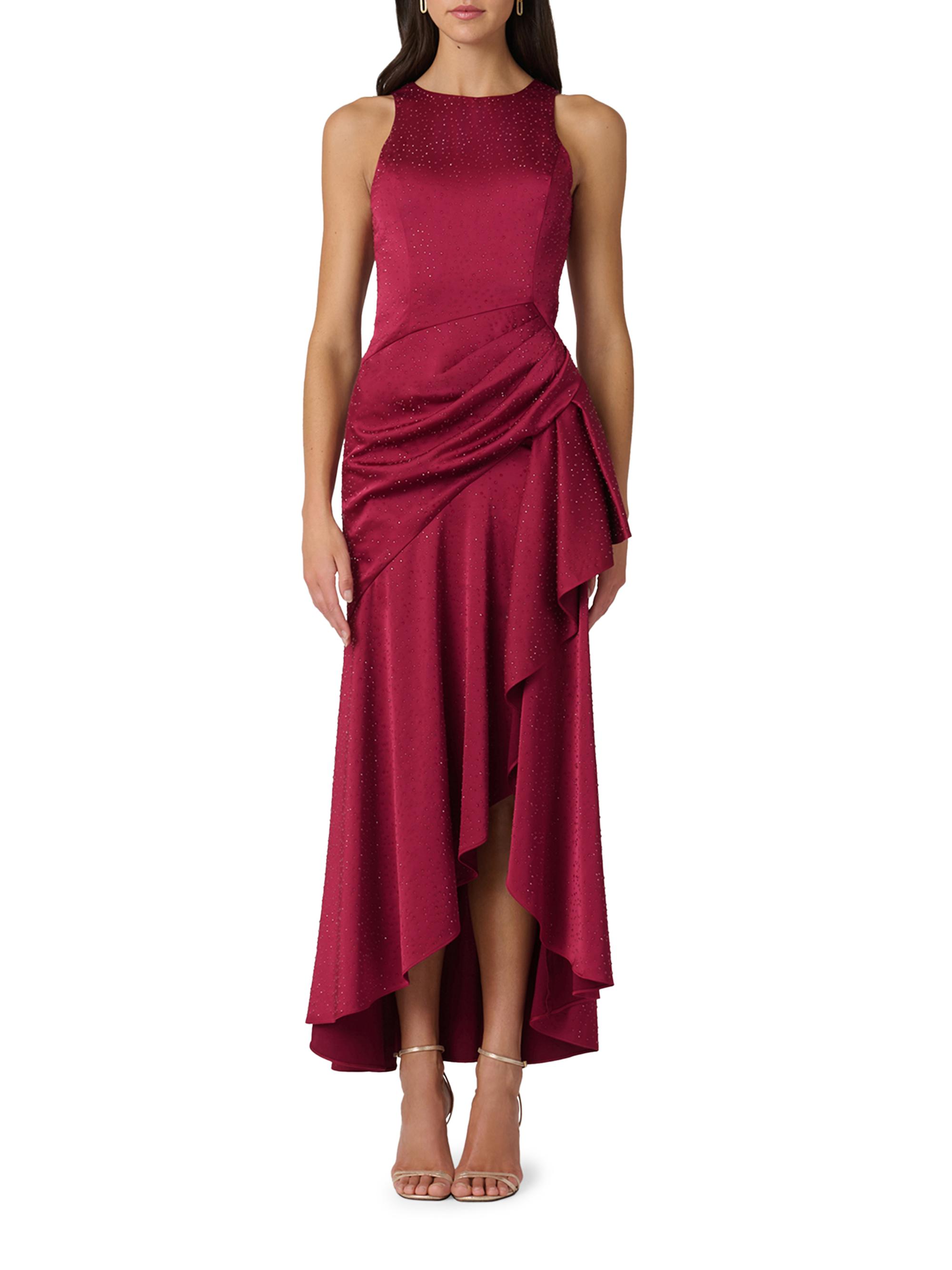 simple white maxi dress Women's Classic Boho Sleeveless dress to impress providing ample coverage Colour:Chambray Blue Round Neck Long