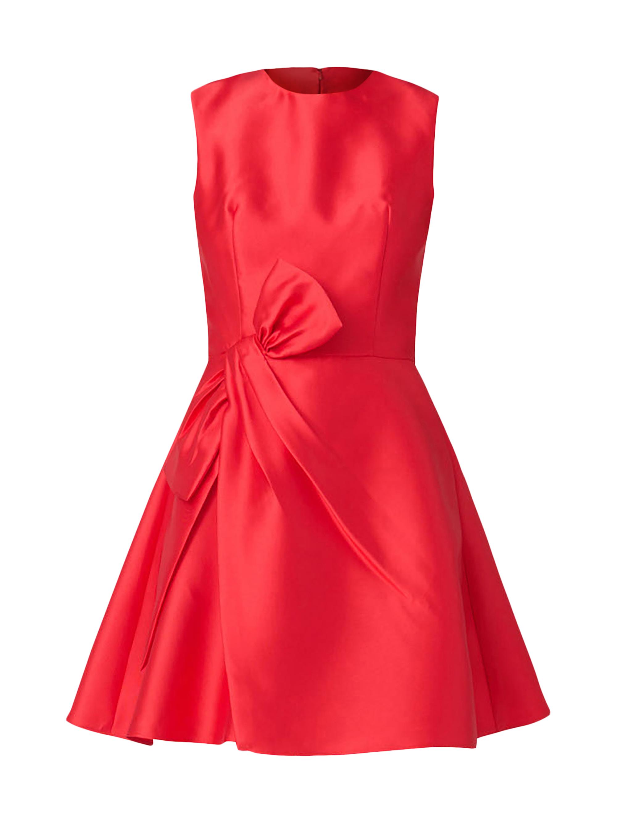 Shoshanna Women's Chrystie Satin Minidress - Apple