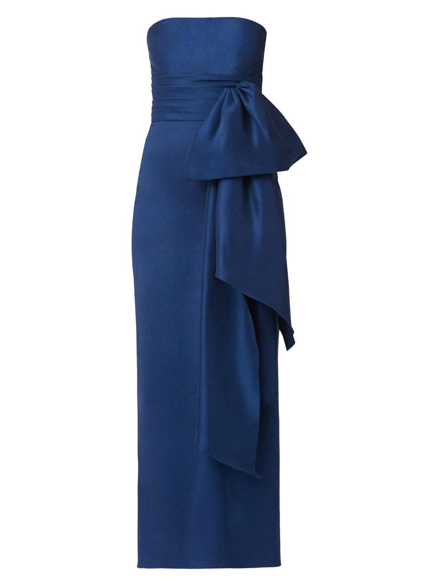 Shoshanna Women's Hope Column Gown In Blue