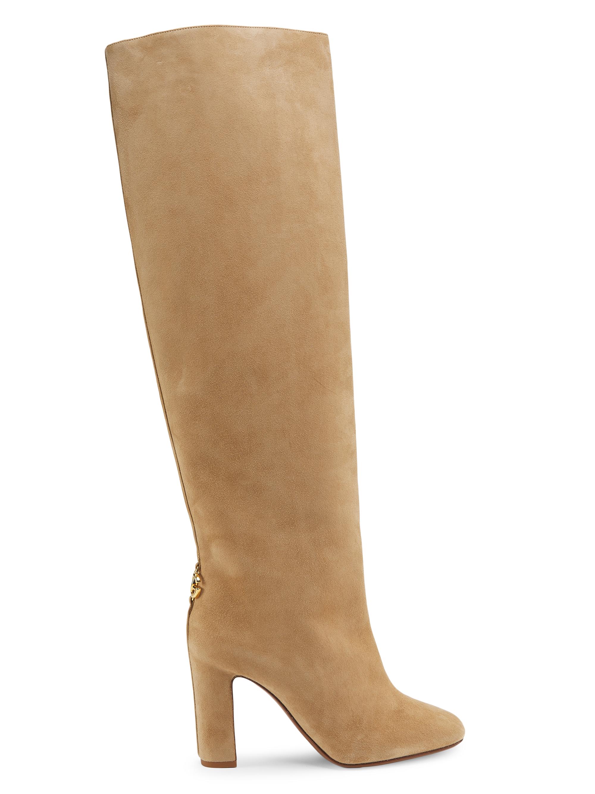 Jimmy Choo Alizze 85MM Suede Knee-High Boots | Saks Fifth Avenue