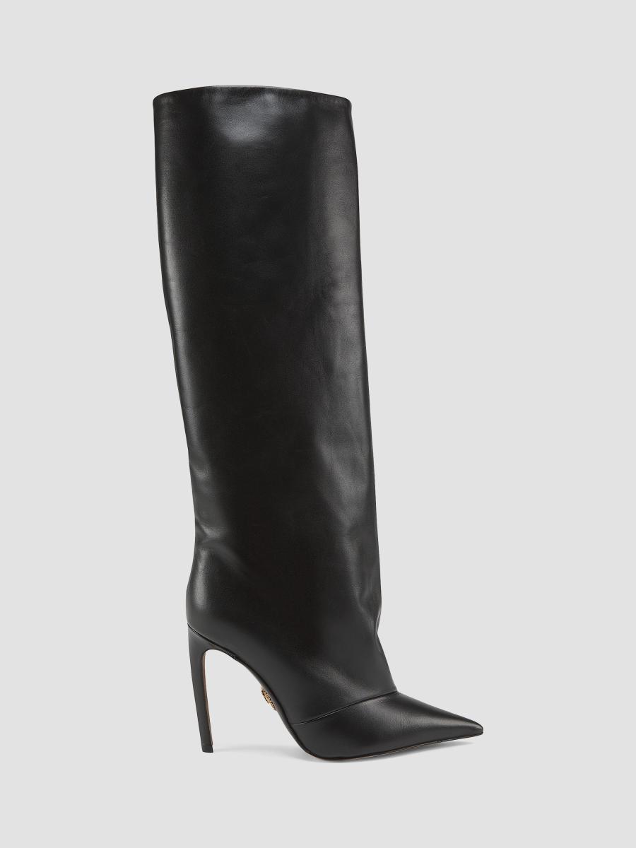 Dolce&Gabbana Devotion 105MM Leather Knee Boots | Saks Fifth Avenue