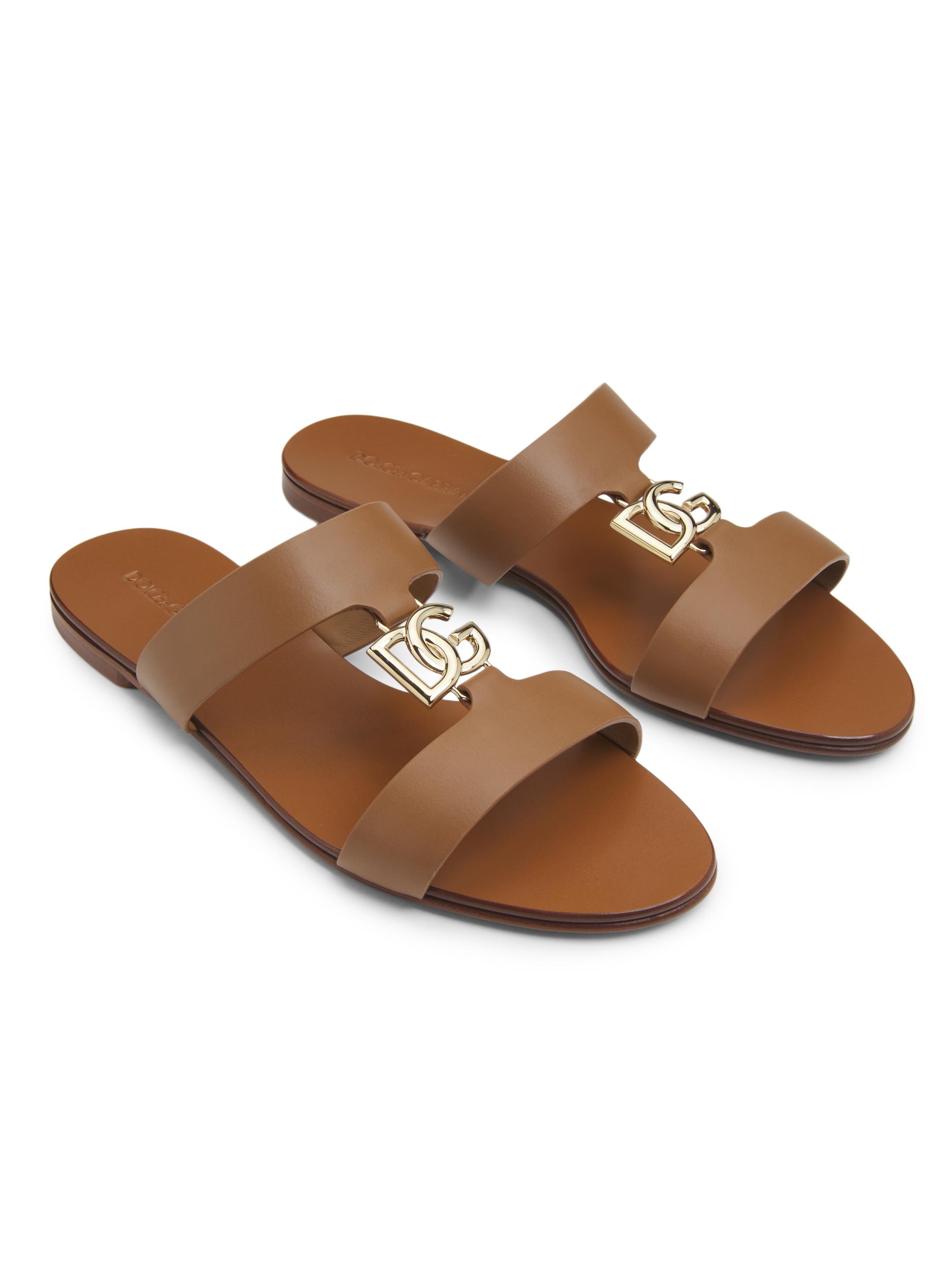 Dolce&Gabbana Special Opportunities Leather Sandals | Saks Fifth