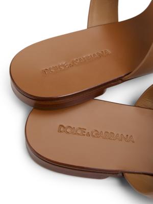 Dolce&Gabbana Special Opportunities Leather Sandals | Saks Fifth