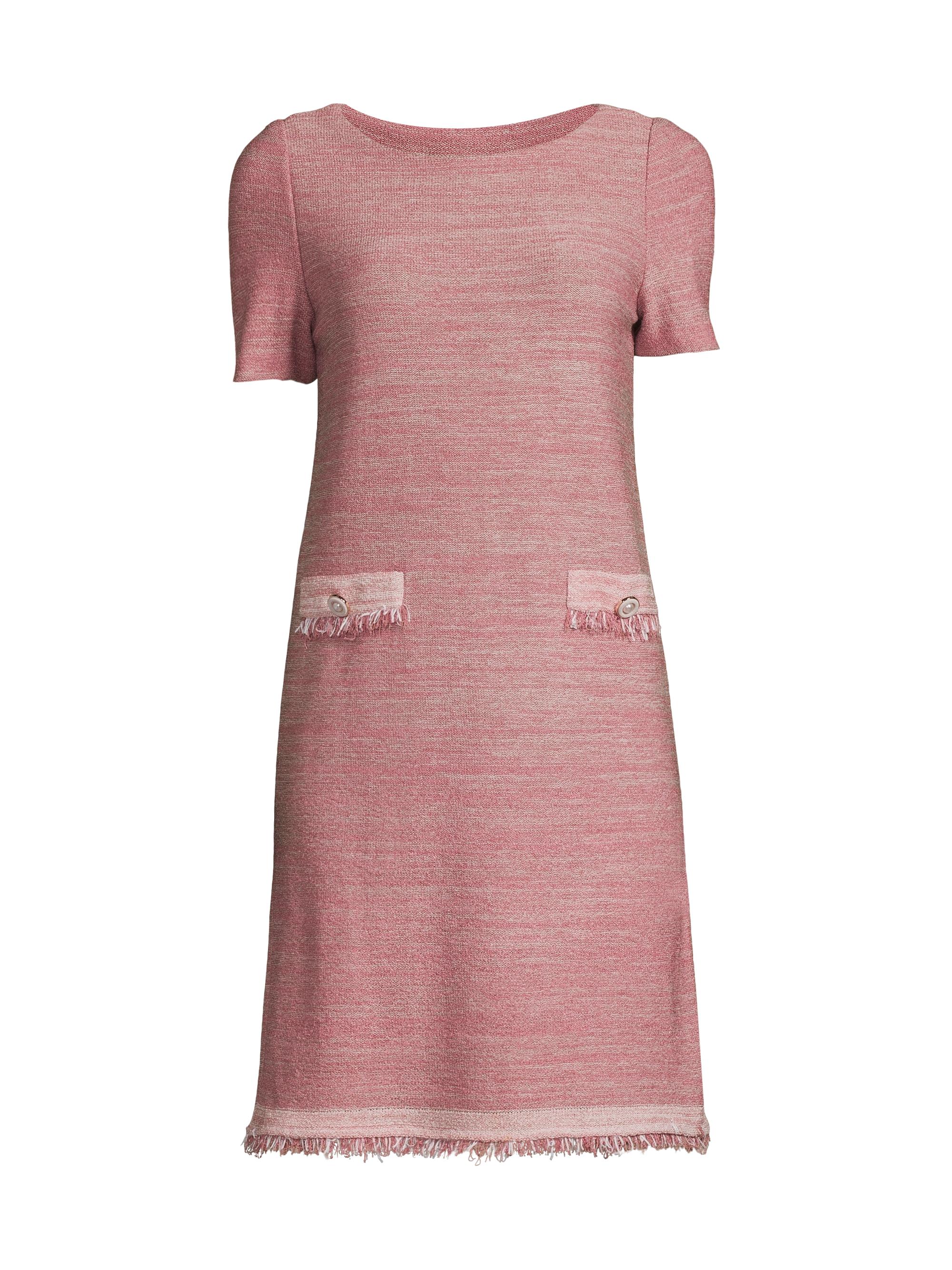 Misook Tweed Knit Shift Dress | Saks Fifth Avenue