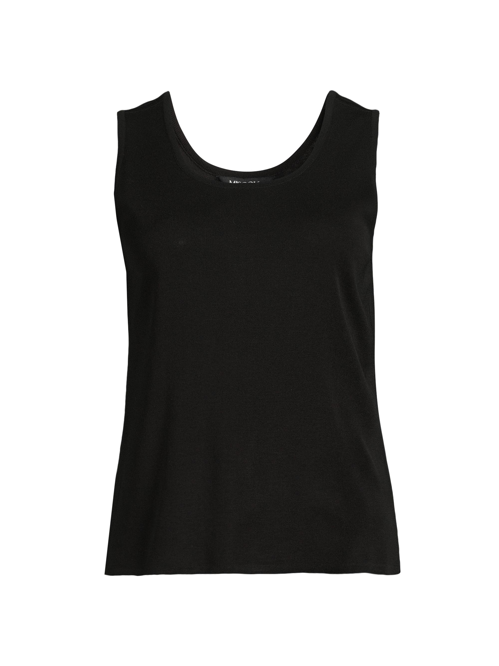 Misook Women's Mylana Knit Tank Top - Black