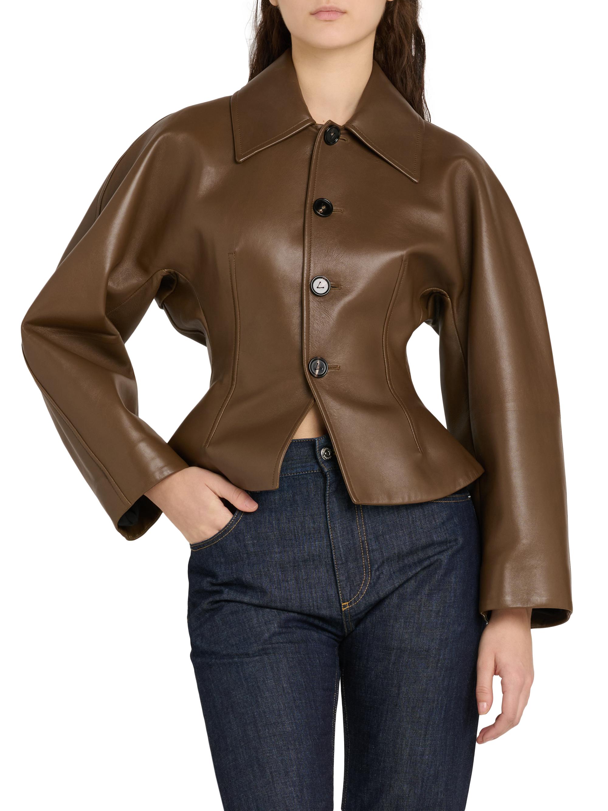 Bottega Veneta Sculpted Leather Jacket | Saks Fifth Avenue