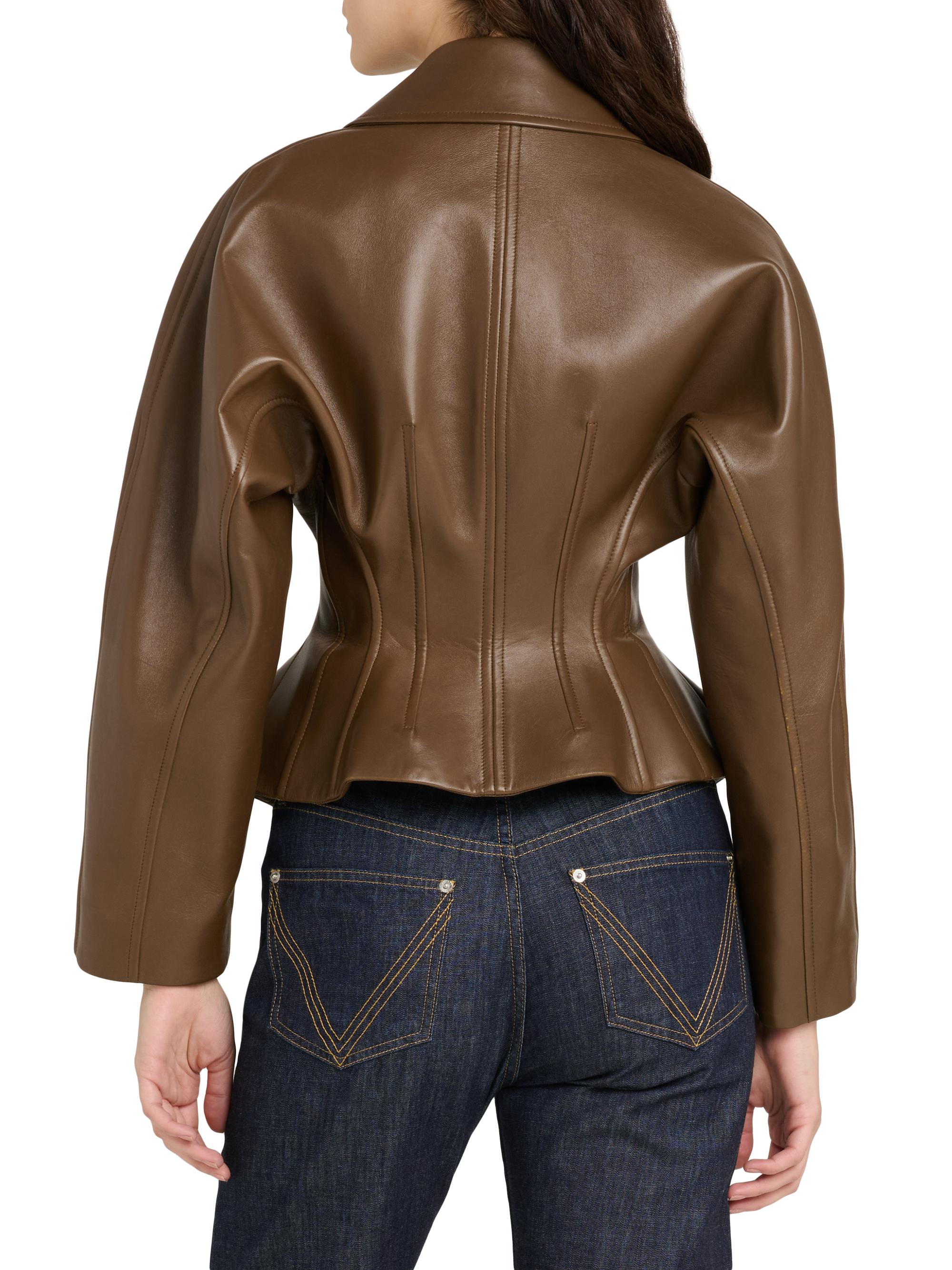 Bottega Veneta Sculpted Leather Jacket | Saks Fifth Avenue