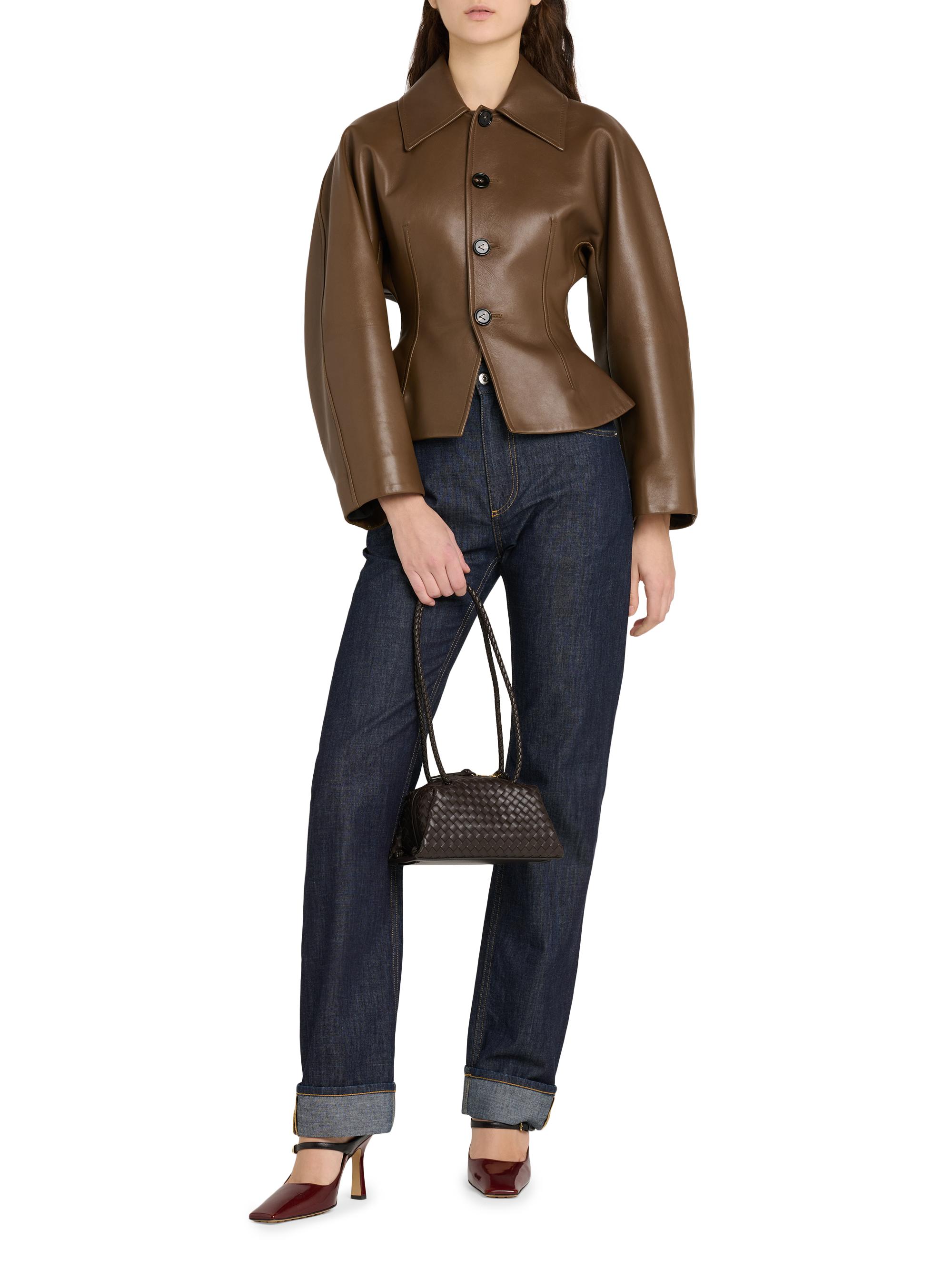 Bottega Veneta Sculpted Leather Jacket | Saks Fifth Avenue