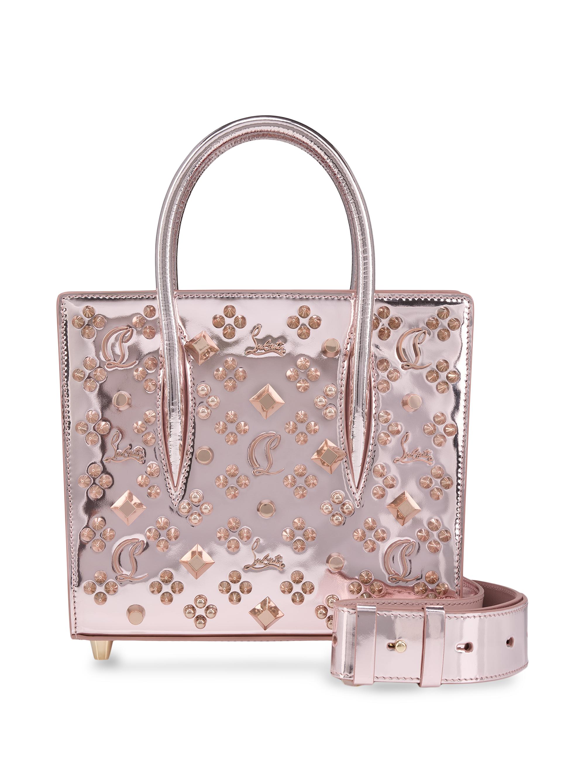 Christian Louboutin Women's Mini Paloma Patent Leather Top Handle Bag - Vintage Rose