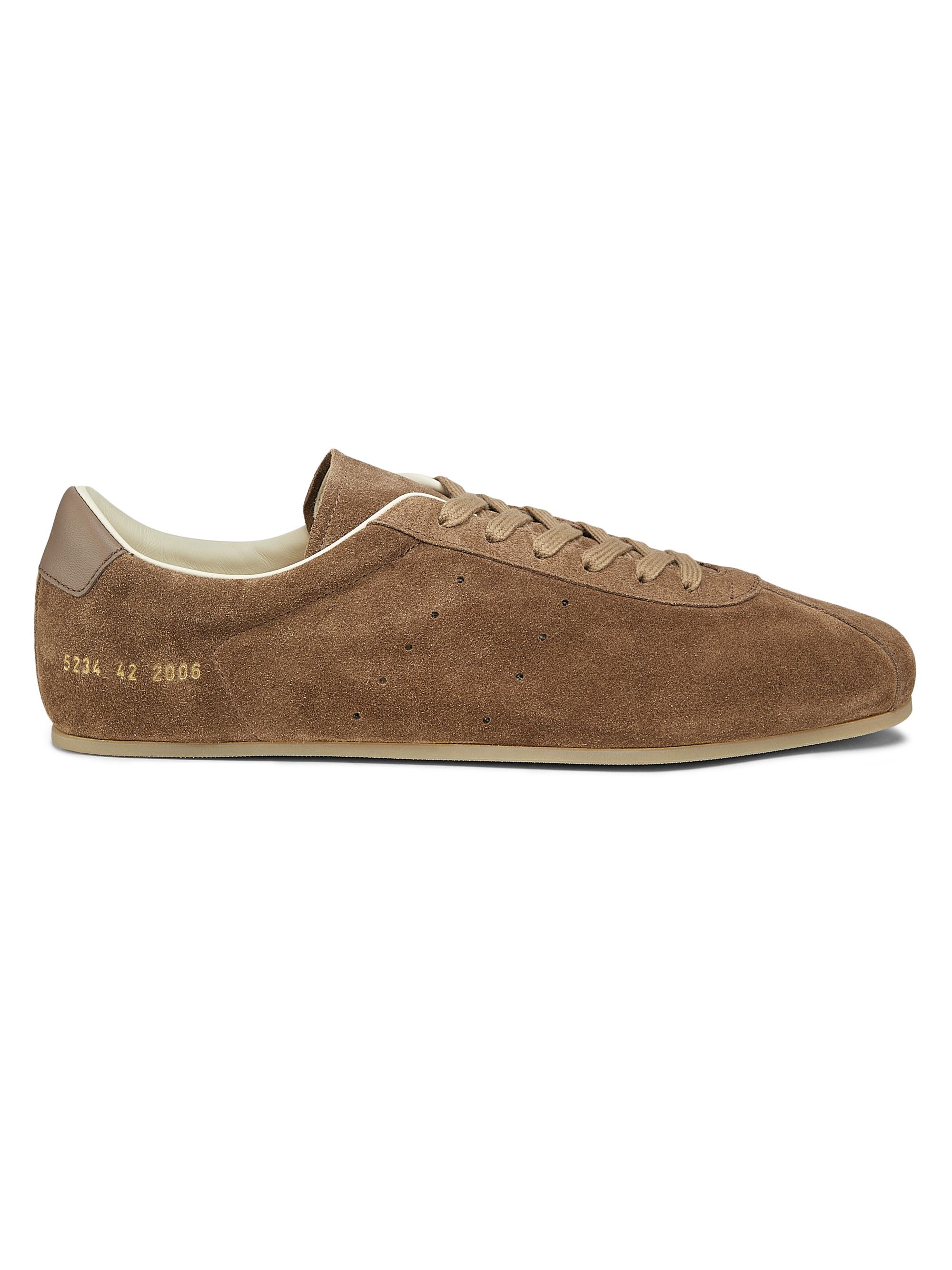 Common Projects Men's Suede Low-Top Driving Shoes - Taupe