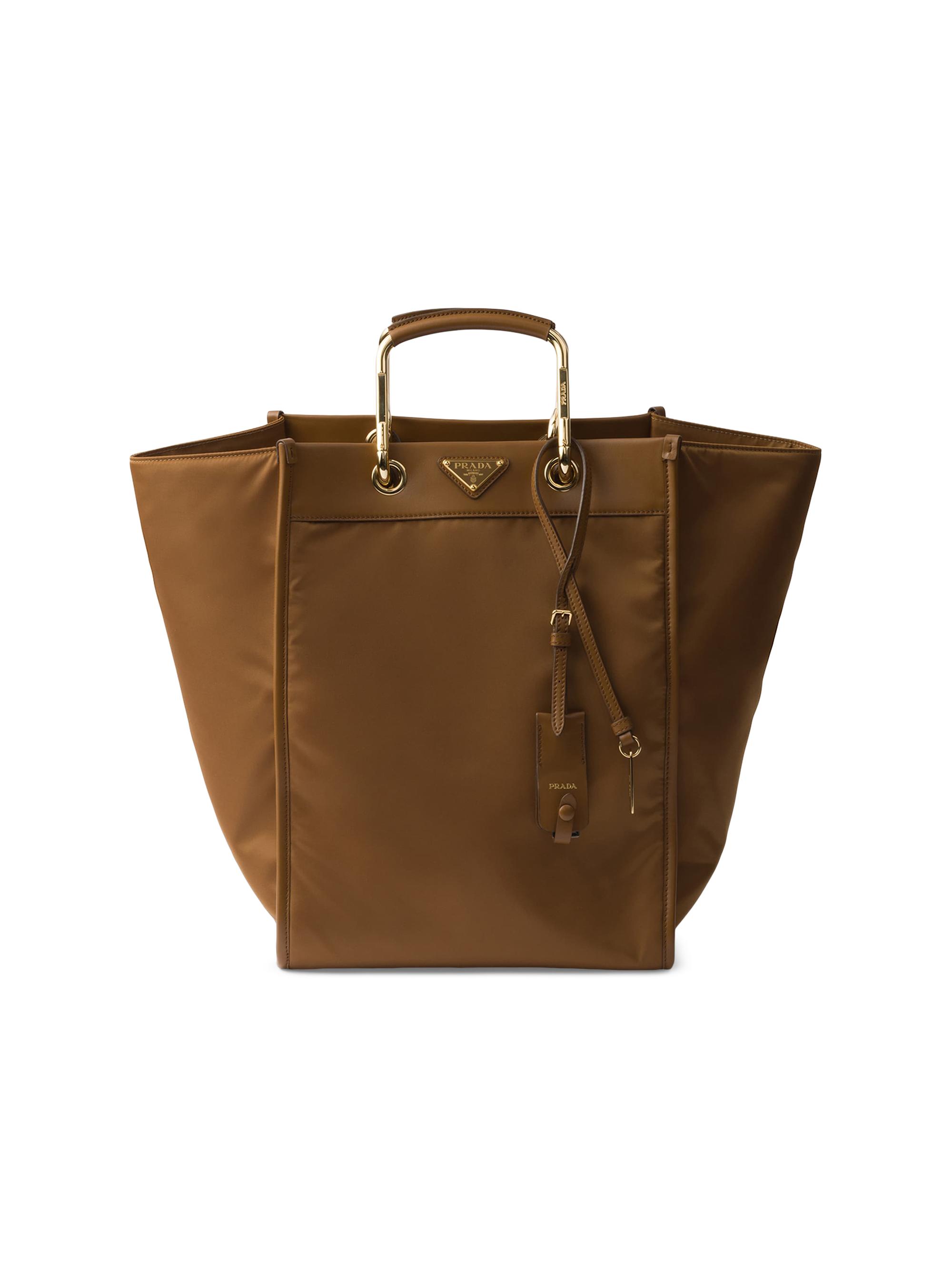 Prada Small Brushed Leather Tote Bag | Saks Fifth Avenue