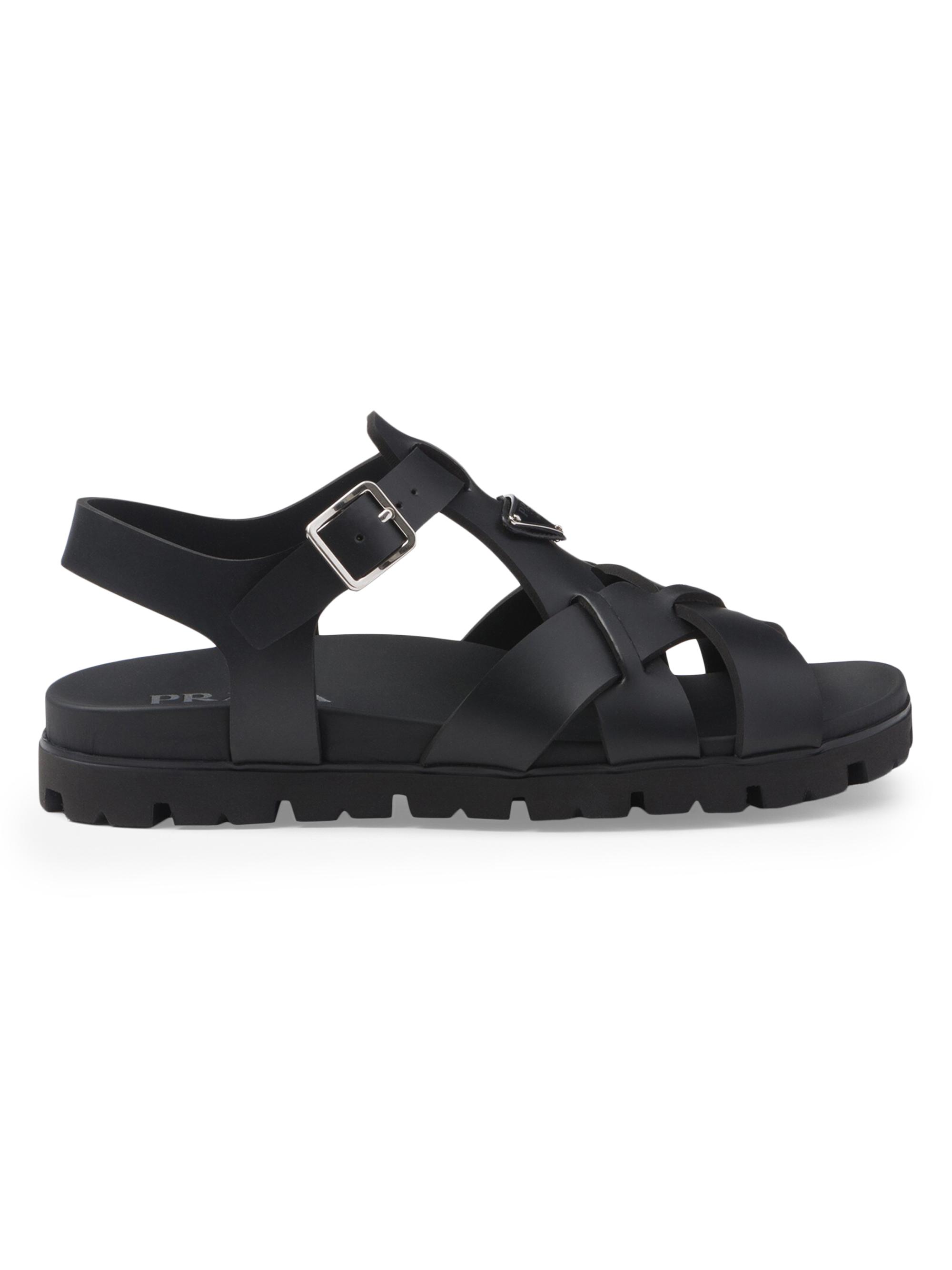 Prada Monolith Rubber Sandals | Saks Fifth Avenue