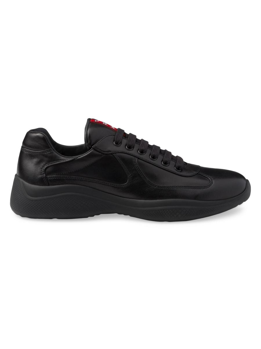 Prada America's Cup Nappa Leather Sneakers | Saks Fifth Avenue
