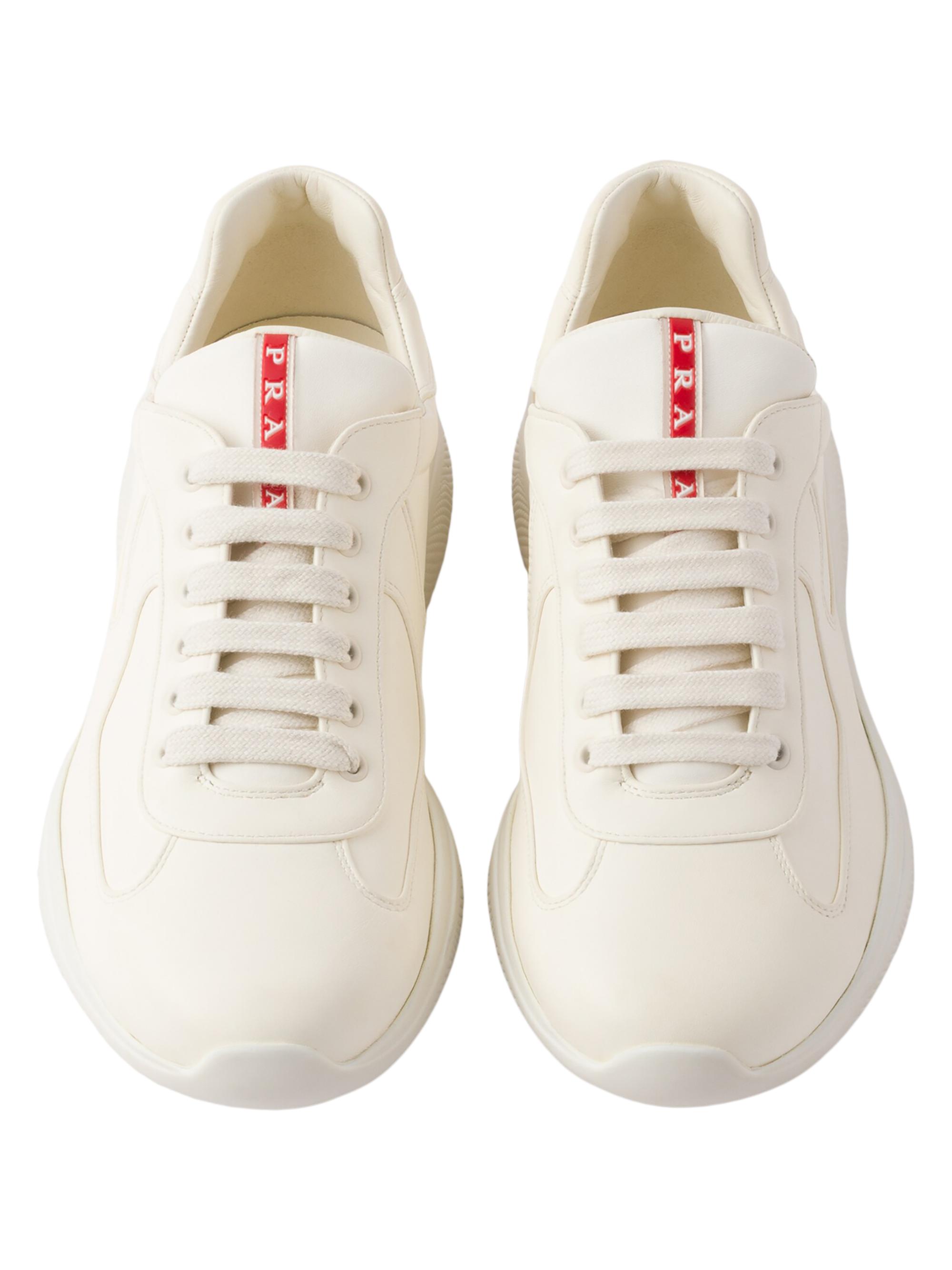 Prada America's Cup Nappa Leather Sneakers | Saks Fifth Avenue