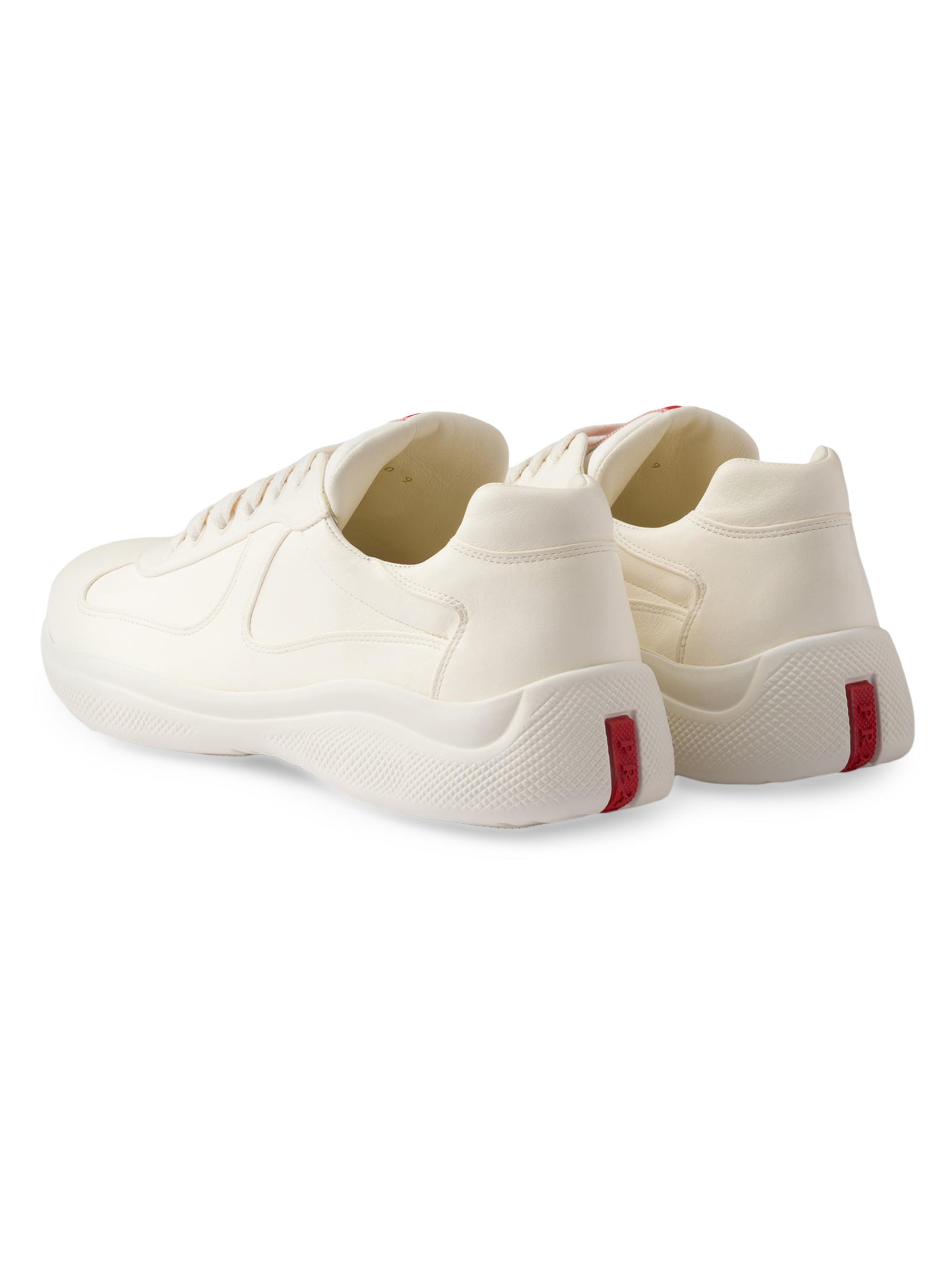 Prada America's Cup Nappa Leather Sneakers | Saks Fifth Avenue