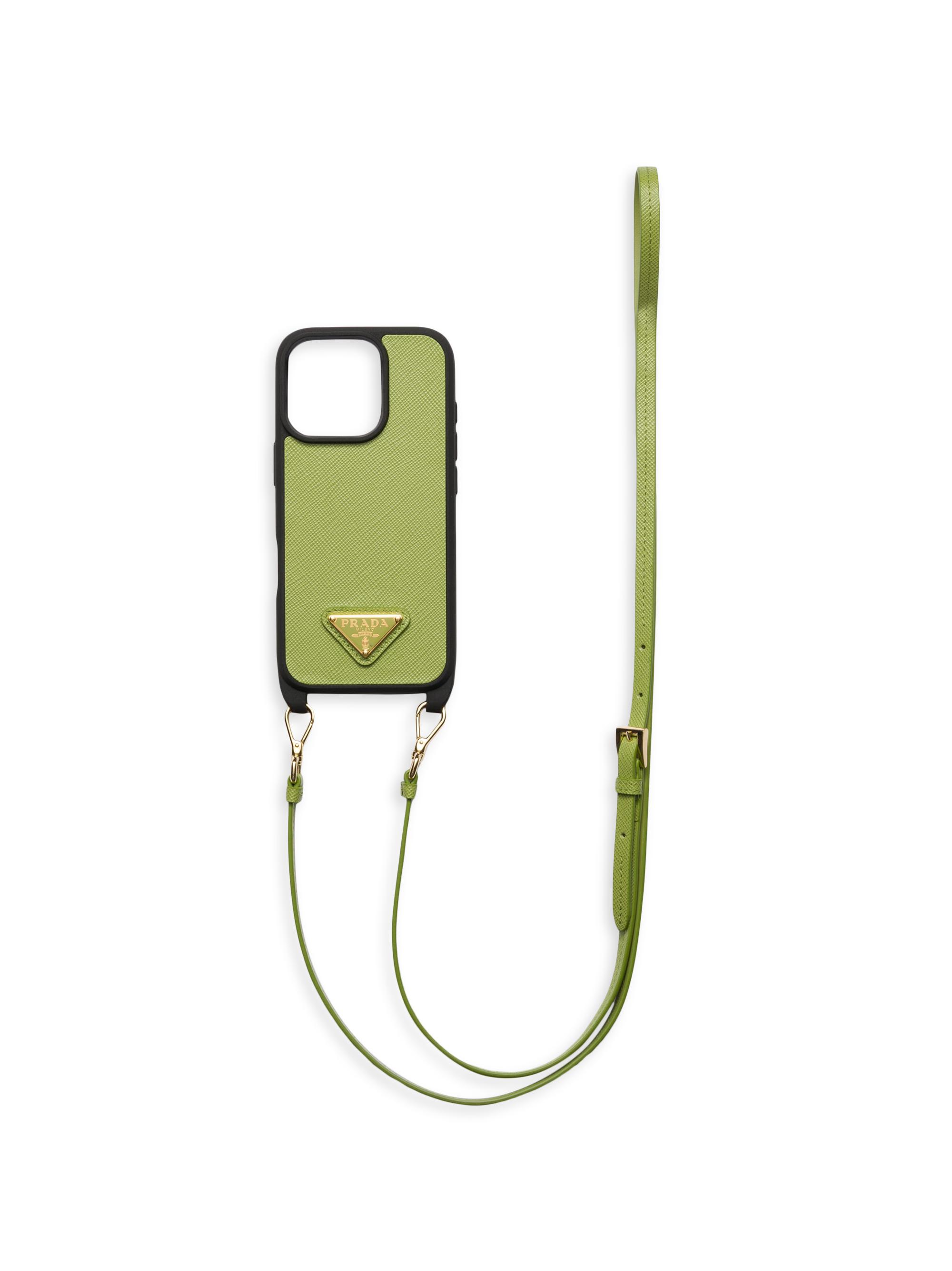 Prada Saffiano Leather Case For Iphone 16 Pro Max | Saks Fifth Avenue