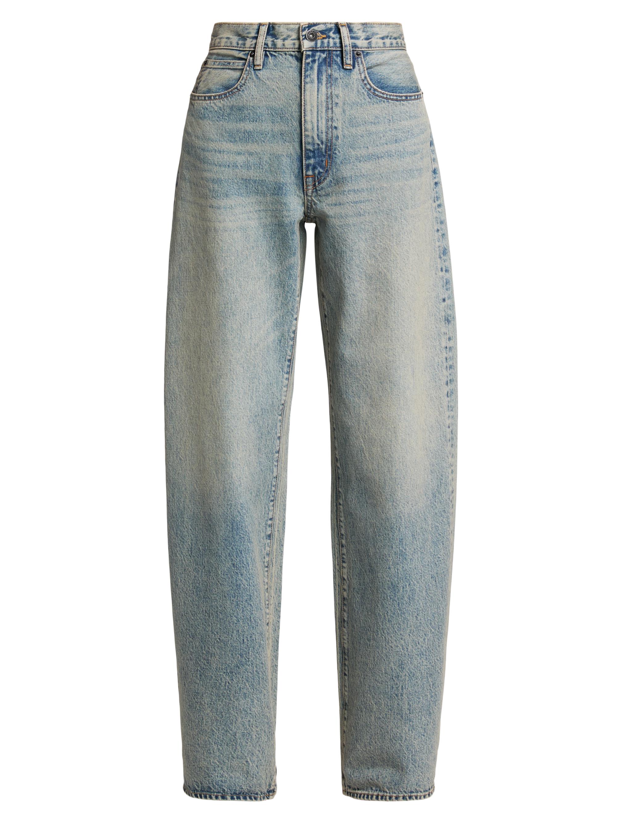 SLVRLAKE Women's Cassie Relaxed Mid-Rise Jeans - Burning Desire