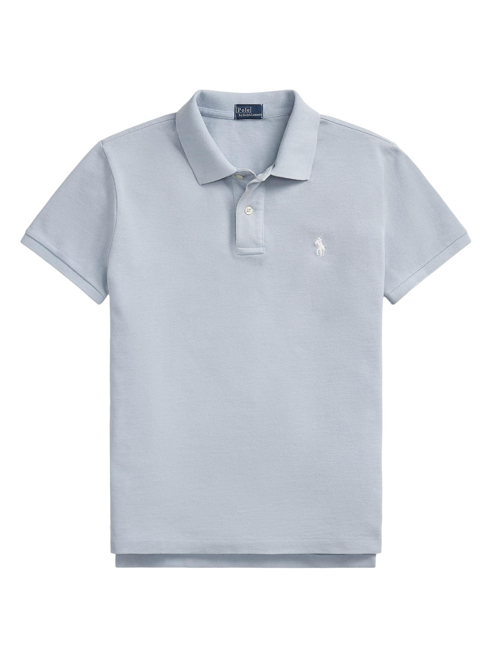 Polo Ralph Lauren Women's Classic-Fit Cotton Polo Shirt - Light Indigo