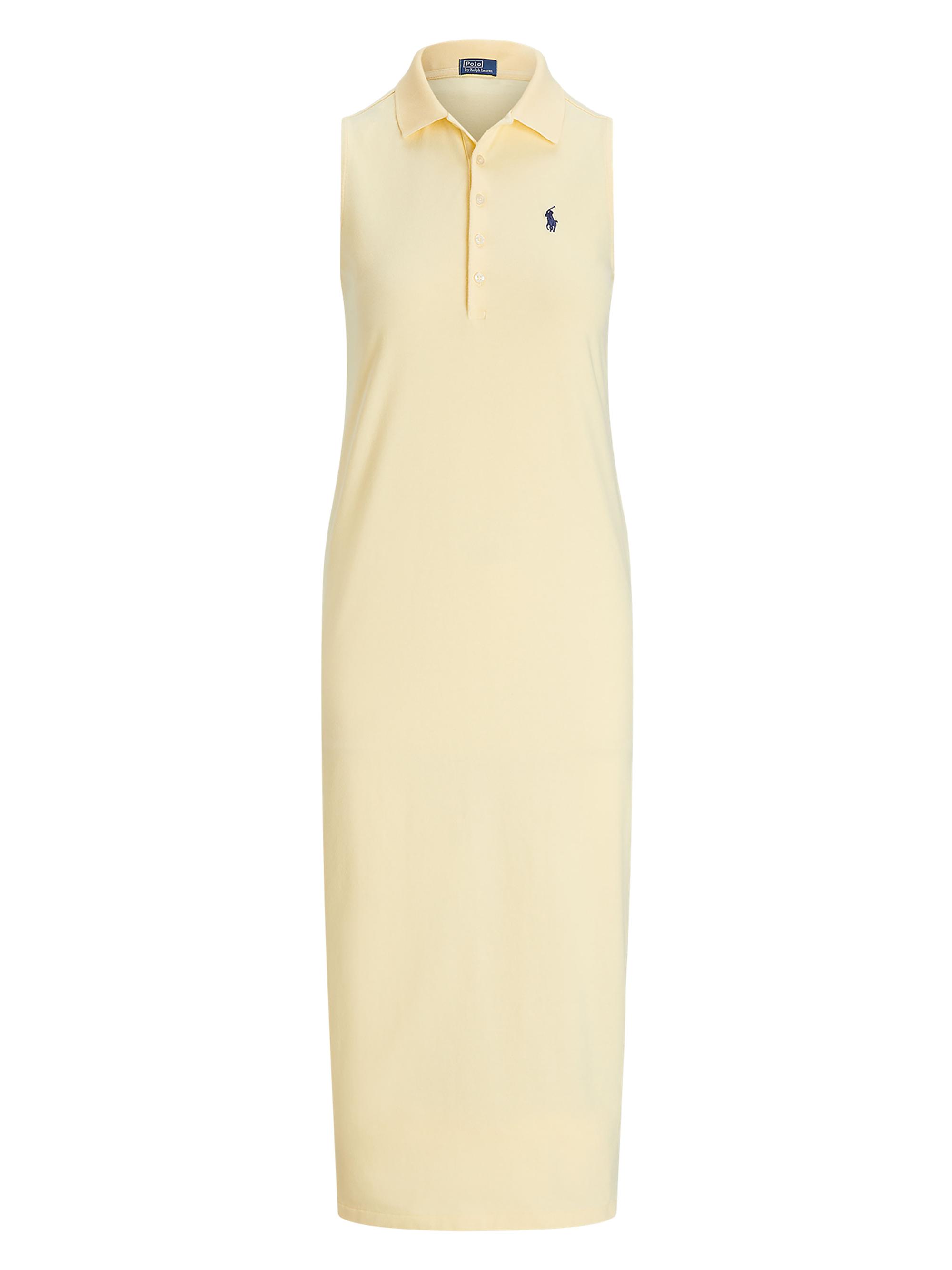 Polo Ralph Lauren Women's Stretch Cotton Polo Midi-Dress - Maidstone Blue