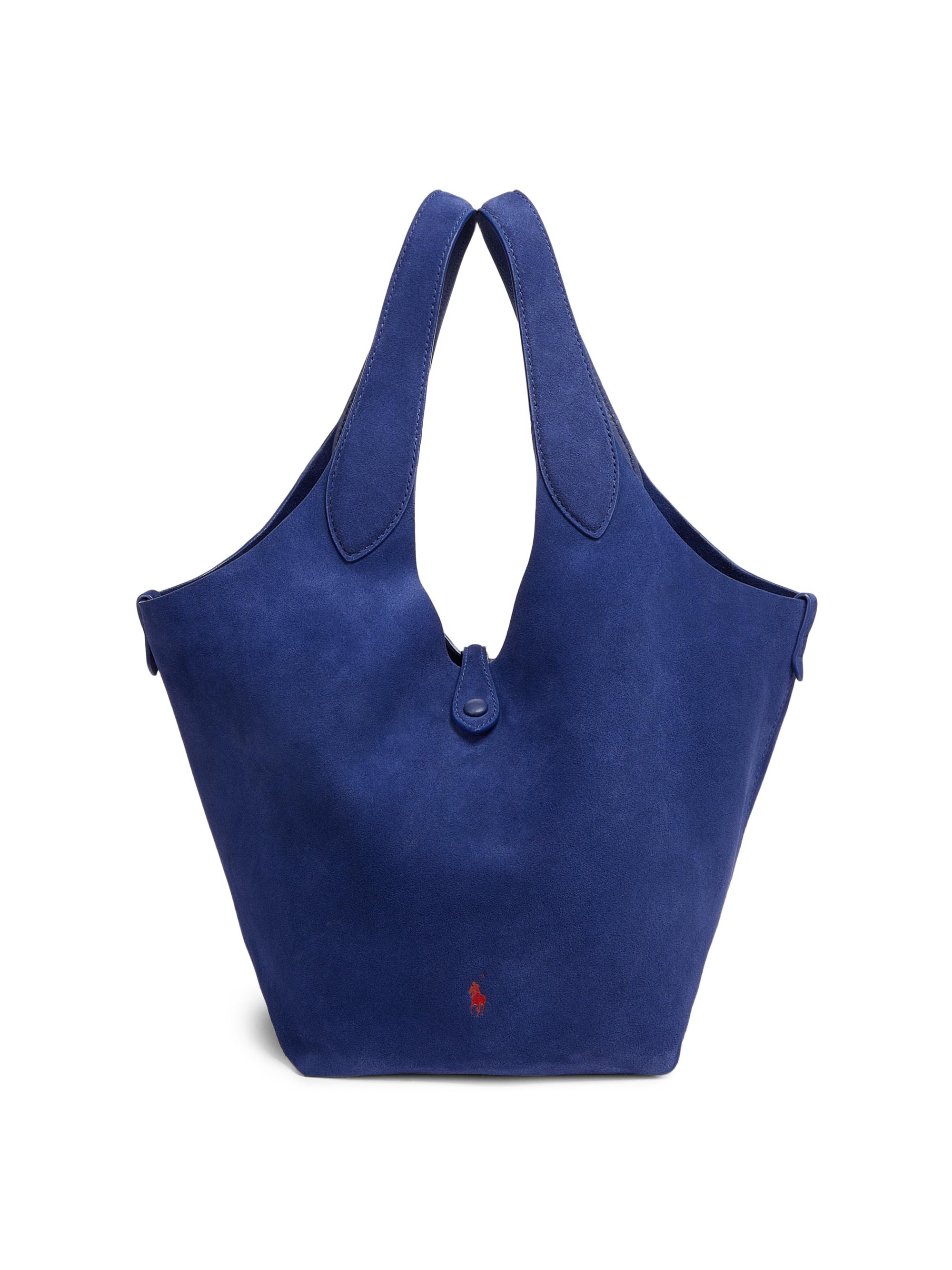 Polo Ralph Lauren Women's Play Suede Tote Bag - Dark Jean